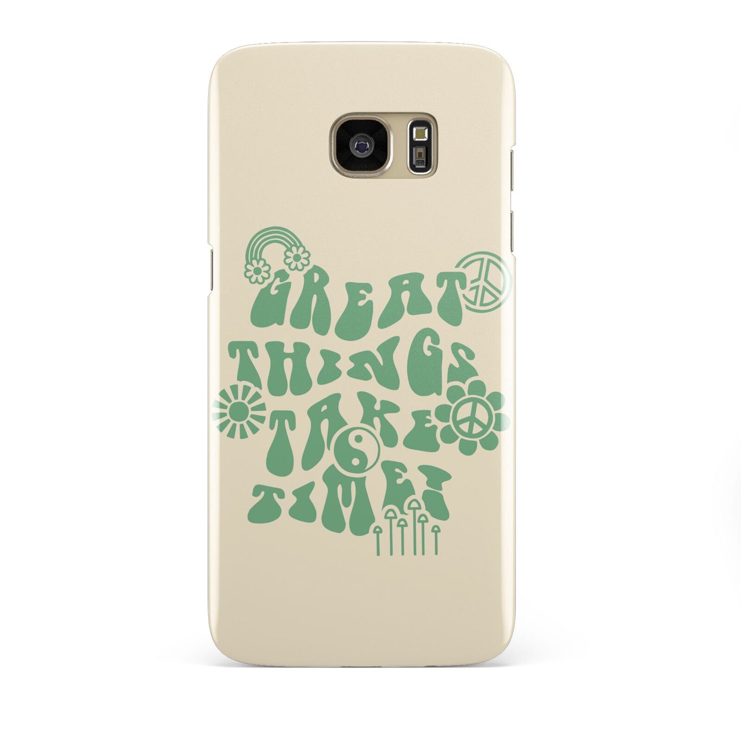 Retro Positive Quote Samsung Galaxy S7 Edge Case