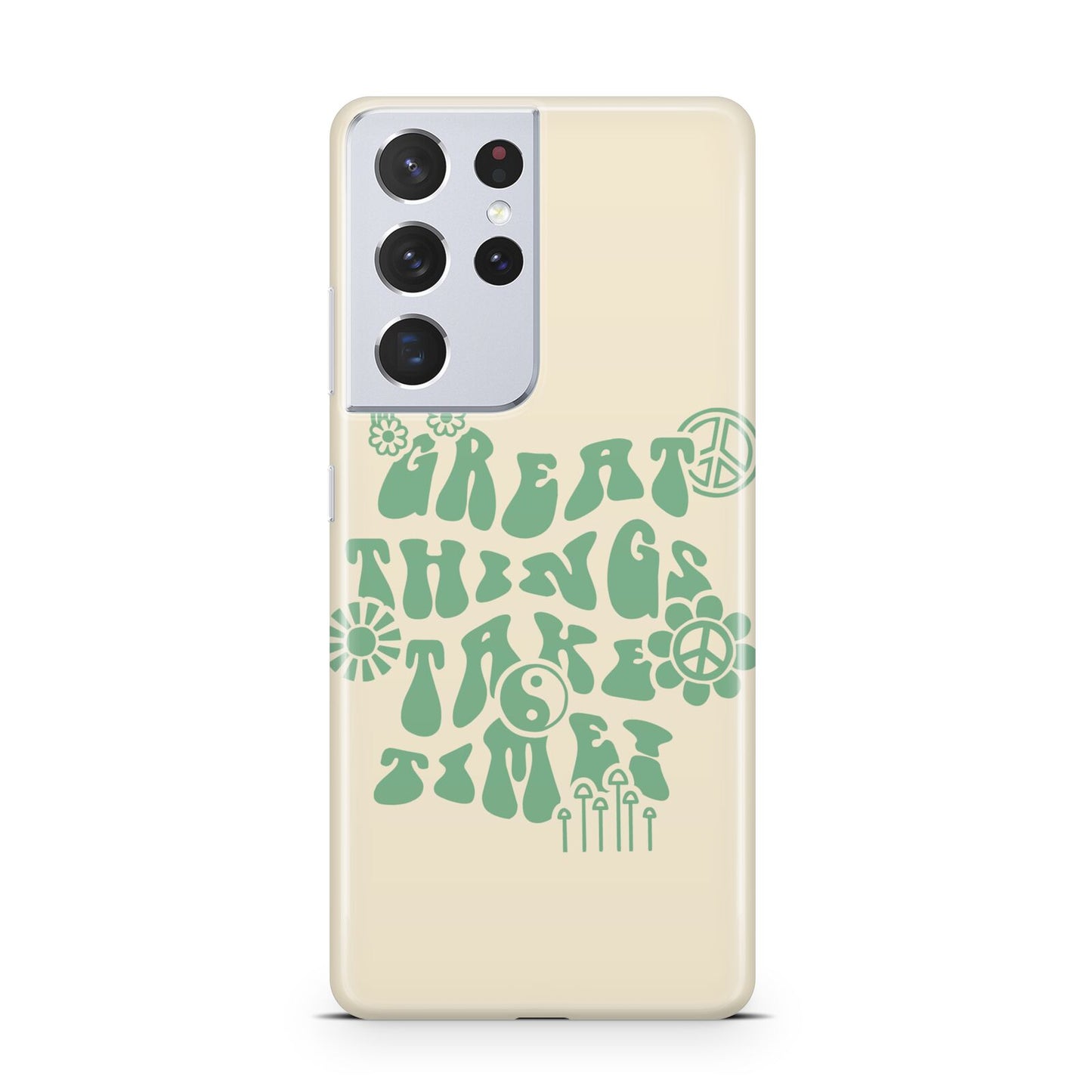 Retro Positive Quote Samsung S21 Ultra Case