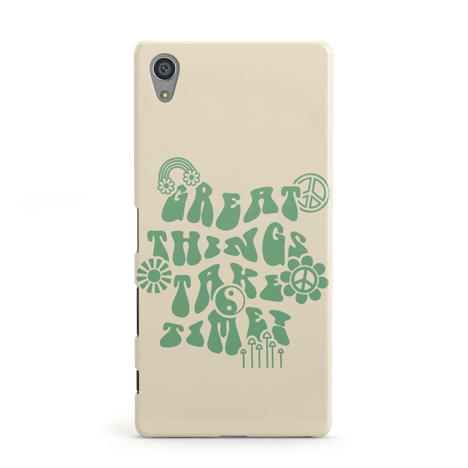 Retro Positive Quote Sony Xperia Case