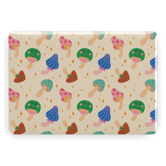 Retro Psychedelic Mushrooms Apple MacBook Case