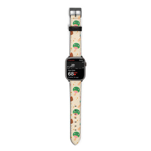 Retro Psychedelic Mushrooms Watch Strap