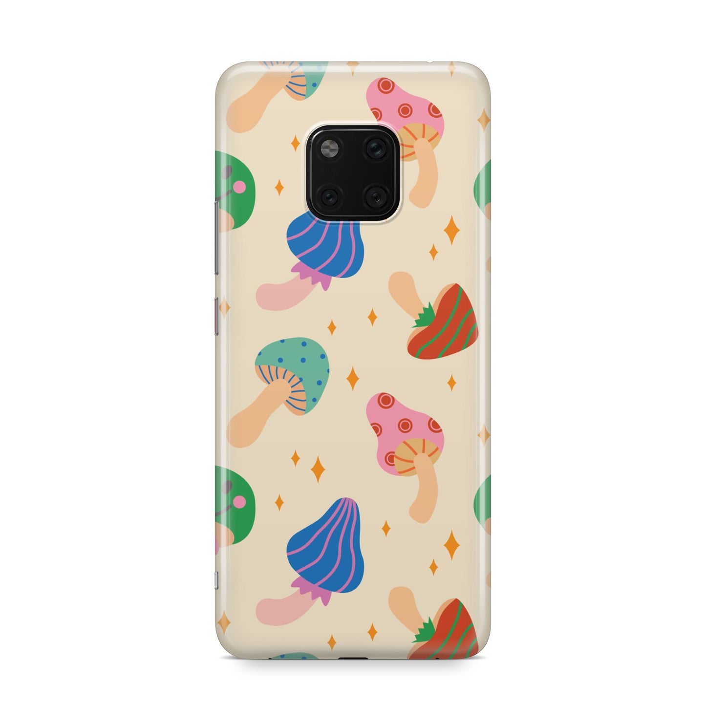 Retro Psychedelic Mushrooms Huawei Mate 20 Pro Phone Case