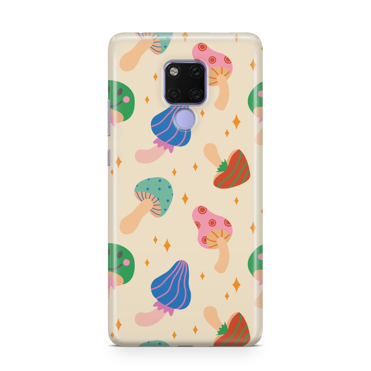 Retro Psychedelic Mushrooms Huawei Mate 20X Phone Case