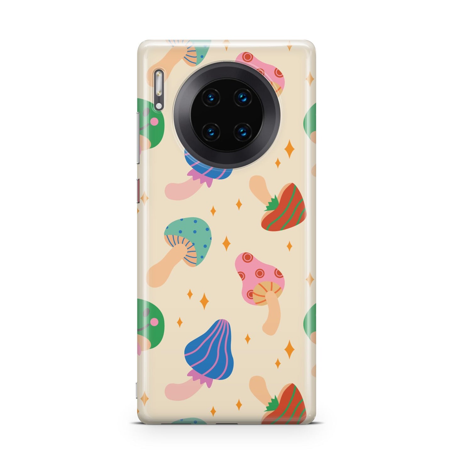 Retro Psychedelic Mushrooms Huawei Mate 30 Pro Phone Case