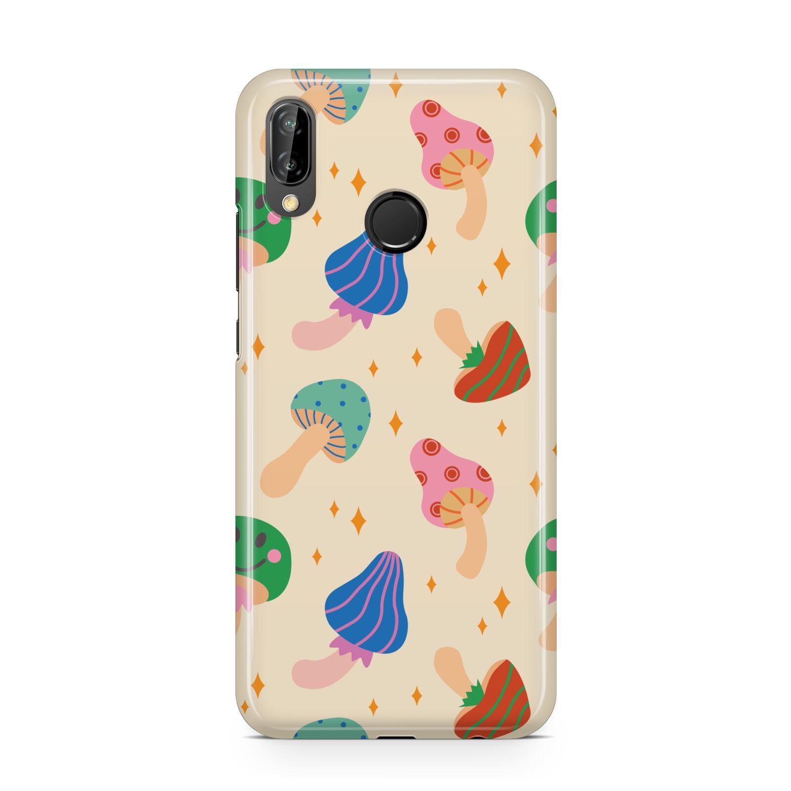 Retro Psychedelic Mushrooms Huawei P20 Lite Phone Case