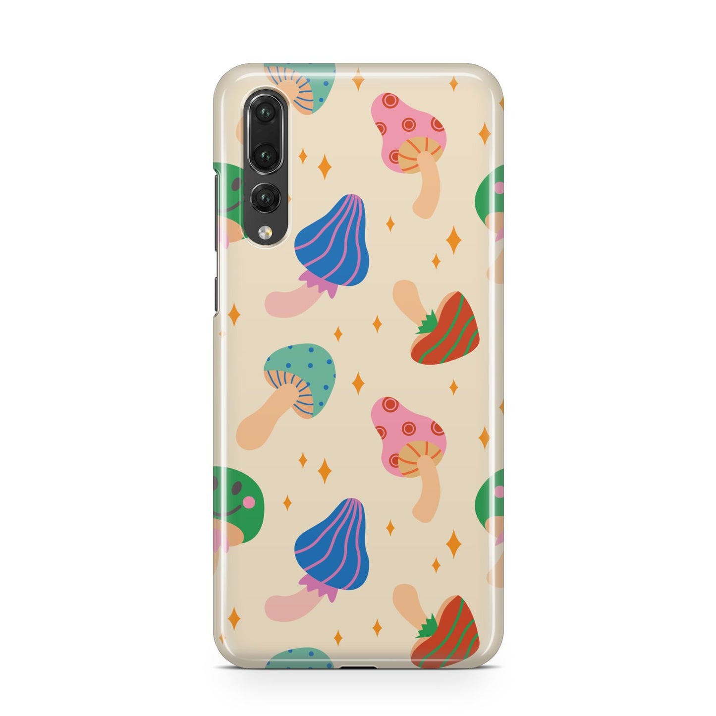 Retro Psychedelic Mushrooms Huawei P20 Pro Phone Case