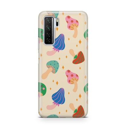 Retro Psychedelic Mushrooms Huawei P40 Lite 5G Phone Case