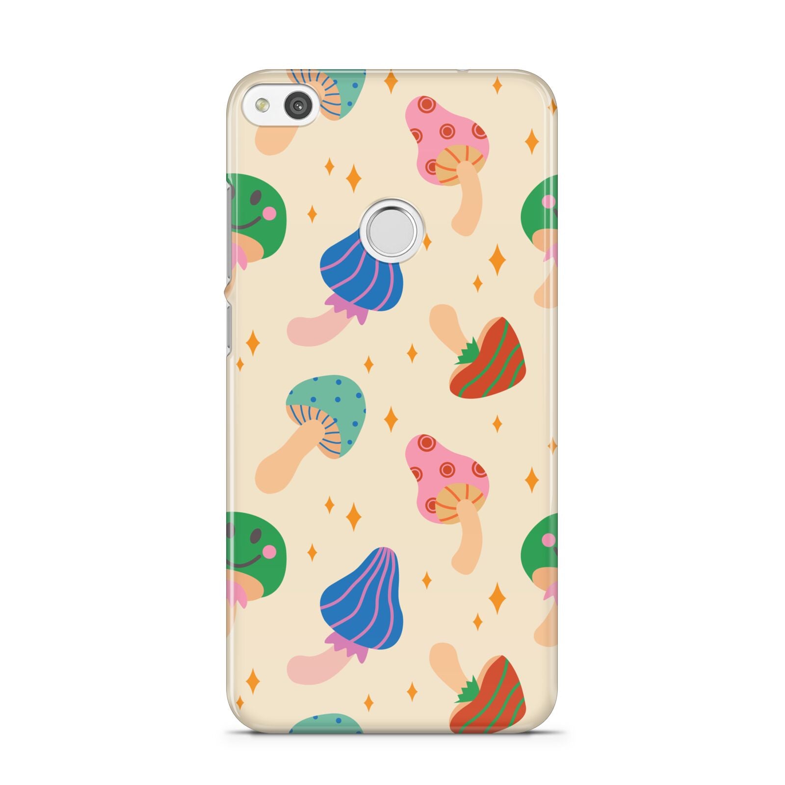 Retro Psychedelic Mushrooms Huawei P8 Lite Case