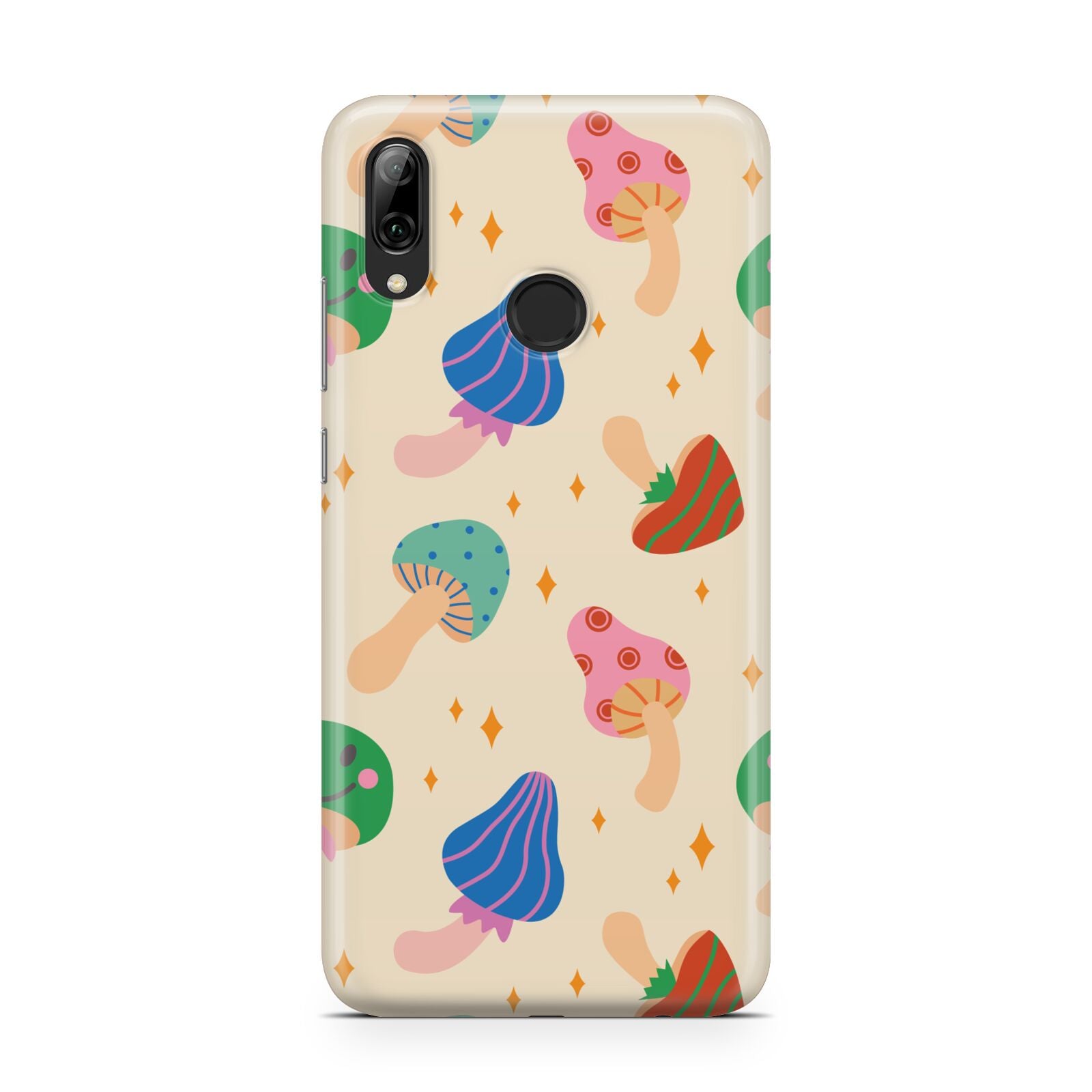 Retro Psychedelic Mushrooms Huawei Y7 2019