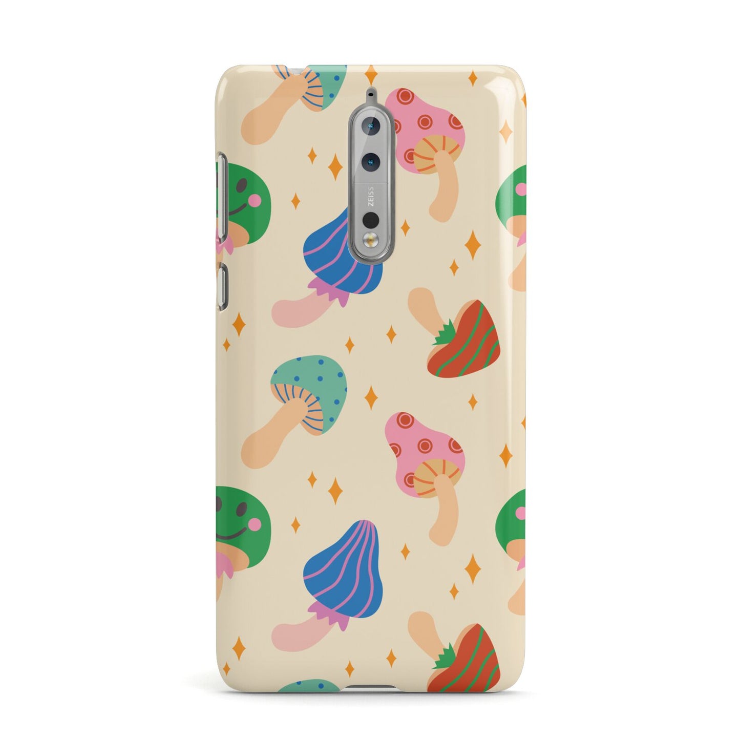 Retro Psychedelic Mushrooms Nokia Case