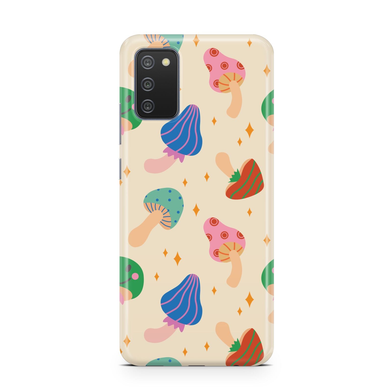 Retro Psychedelic Mushrooms Samsung A02s Case