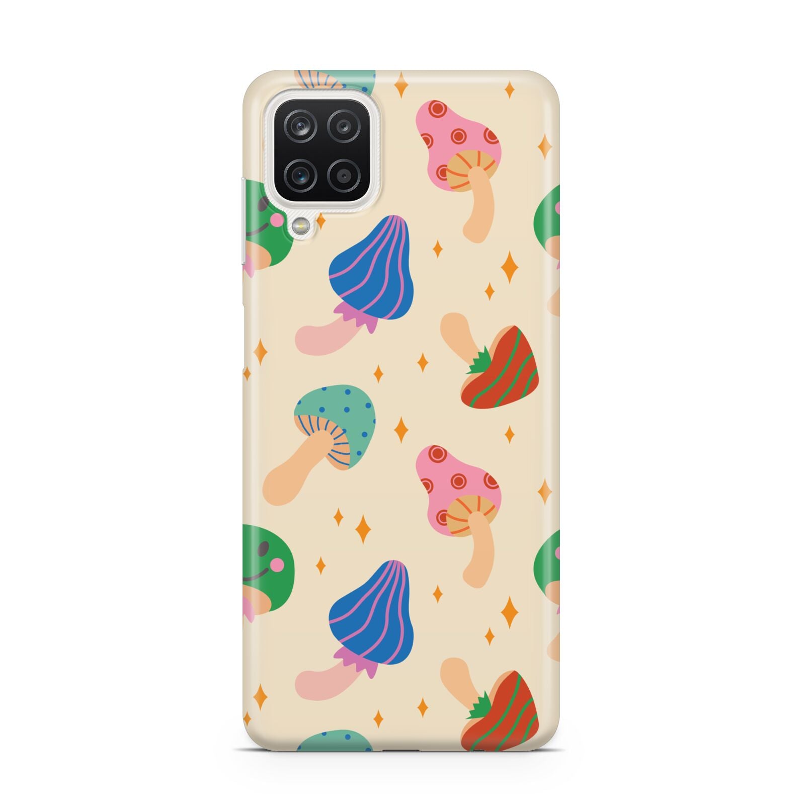 Retro Psychedelic Mushrooms Samsung A12 Case