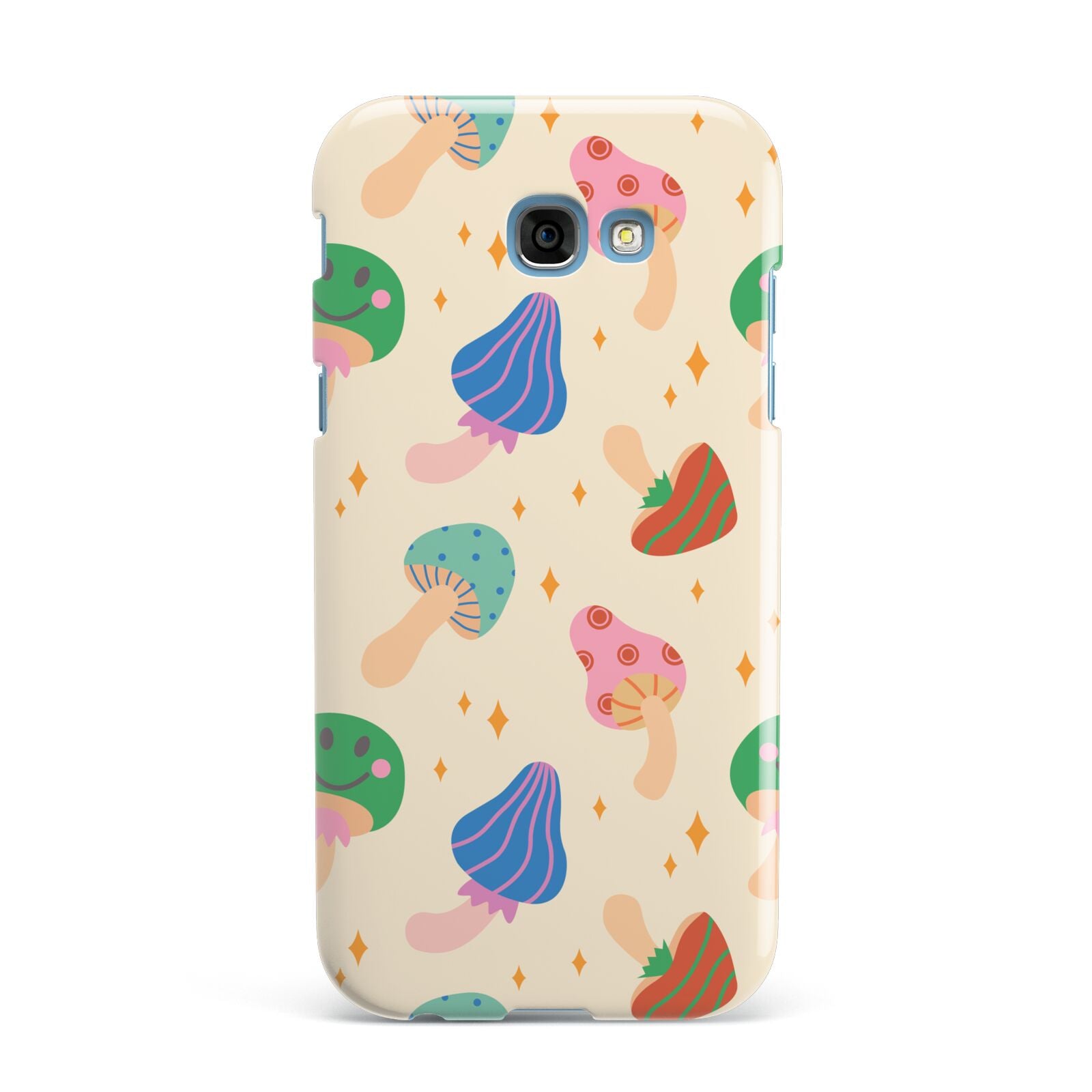 Retro Psychedelic Mushrooms Samsung Galaxy A7 2017 Case