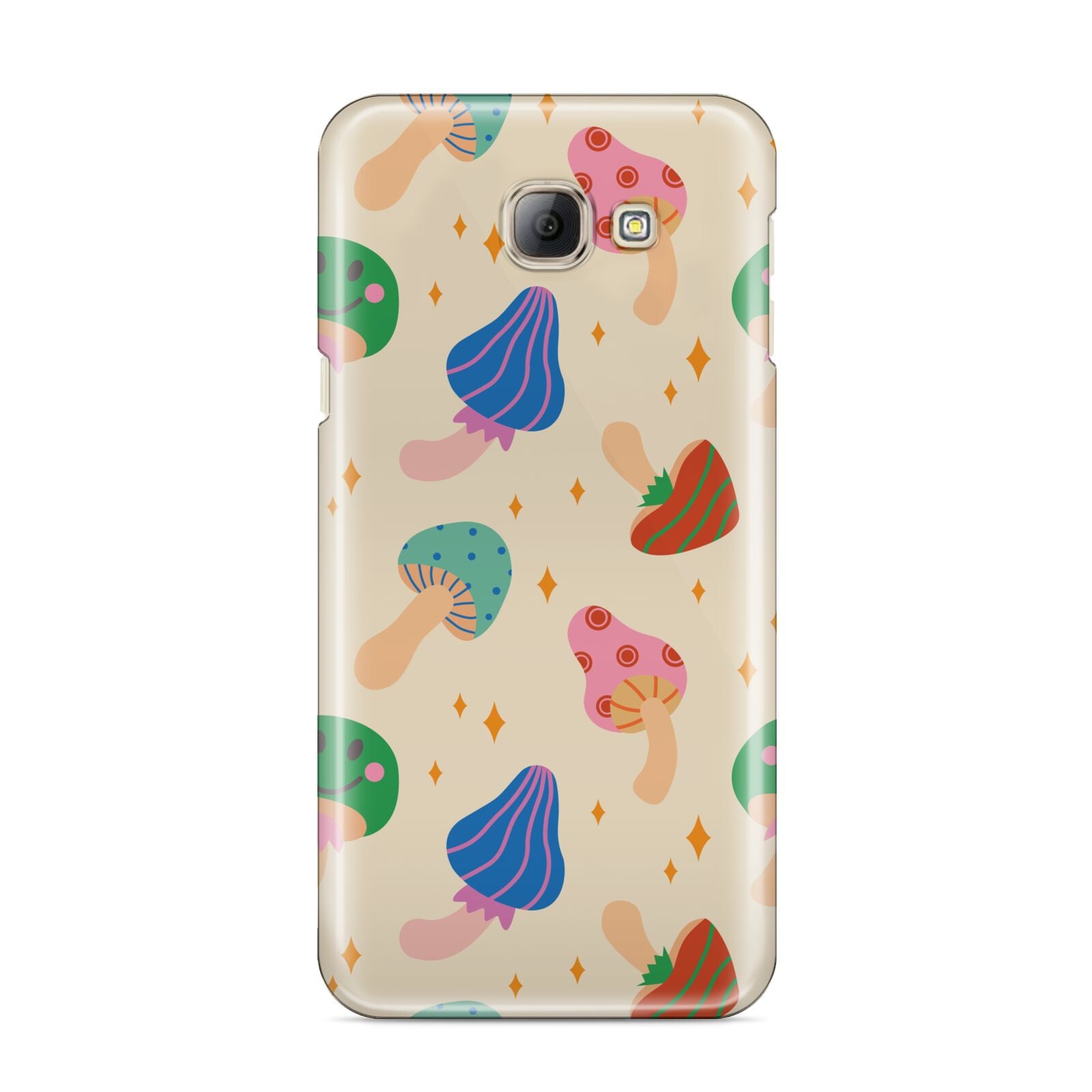 Retro Psychedelic Mushrooms Samsung Galaxy A8 2016 Case