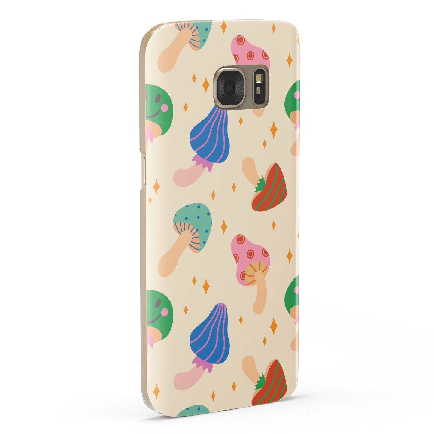 Retro Psychedelic Mushrooms Samsung Galaxy Case Fourty Five Degrees