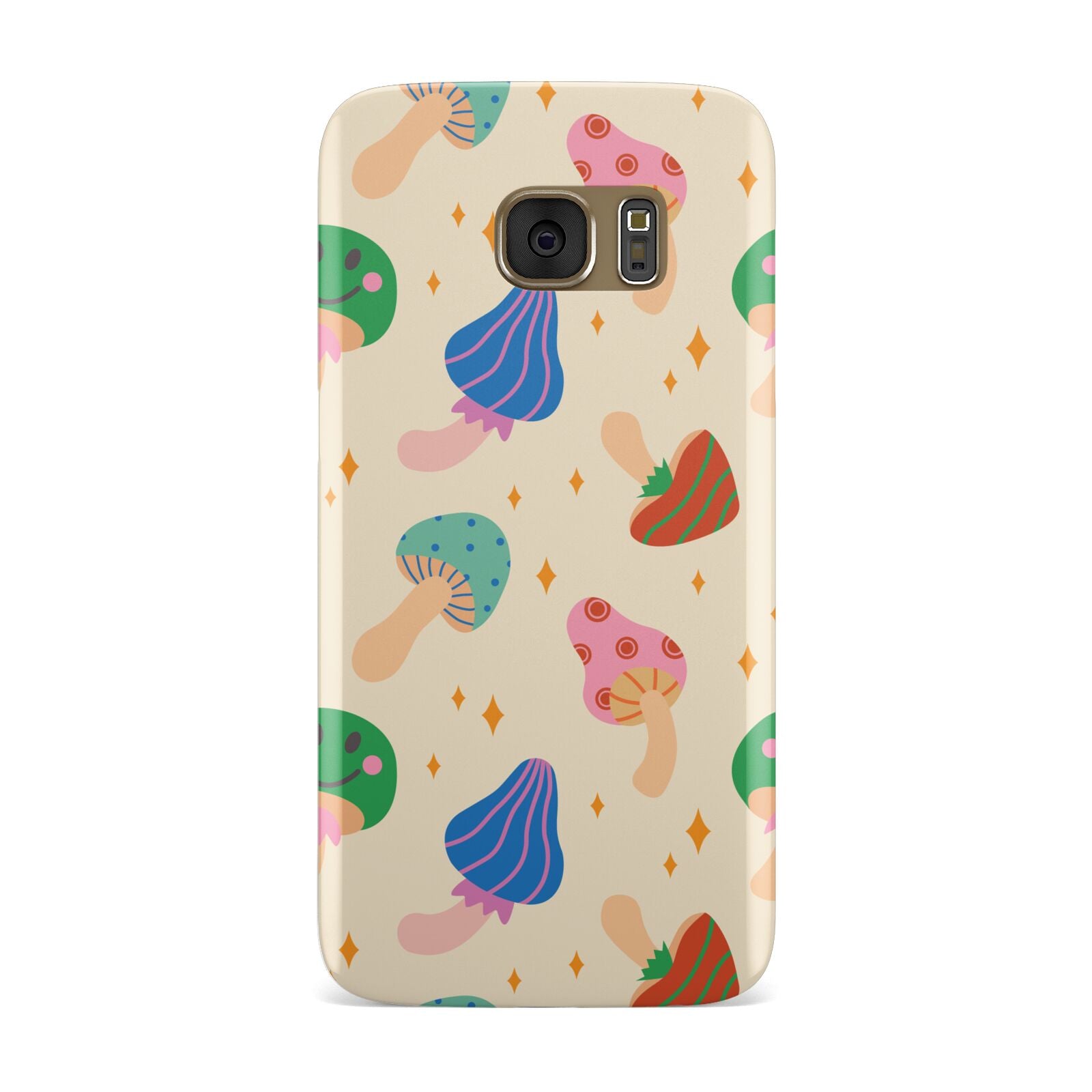 Retro Psychedelic Mushrooms Samsung Galaxy Case