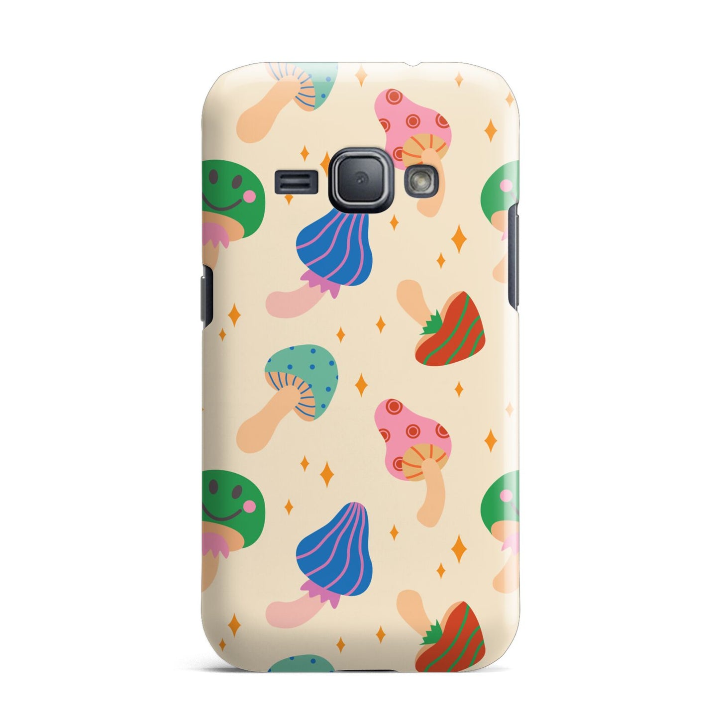 Retro Psychedelic Mushrooms Samsung Galaxy J1 2016 Case