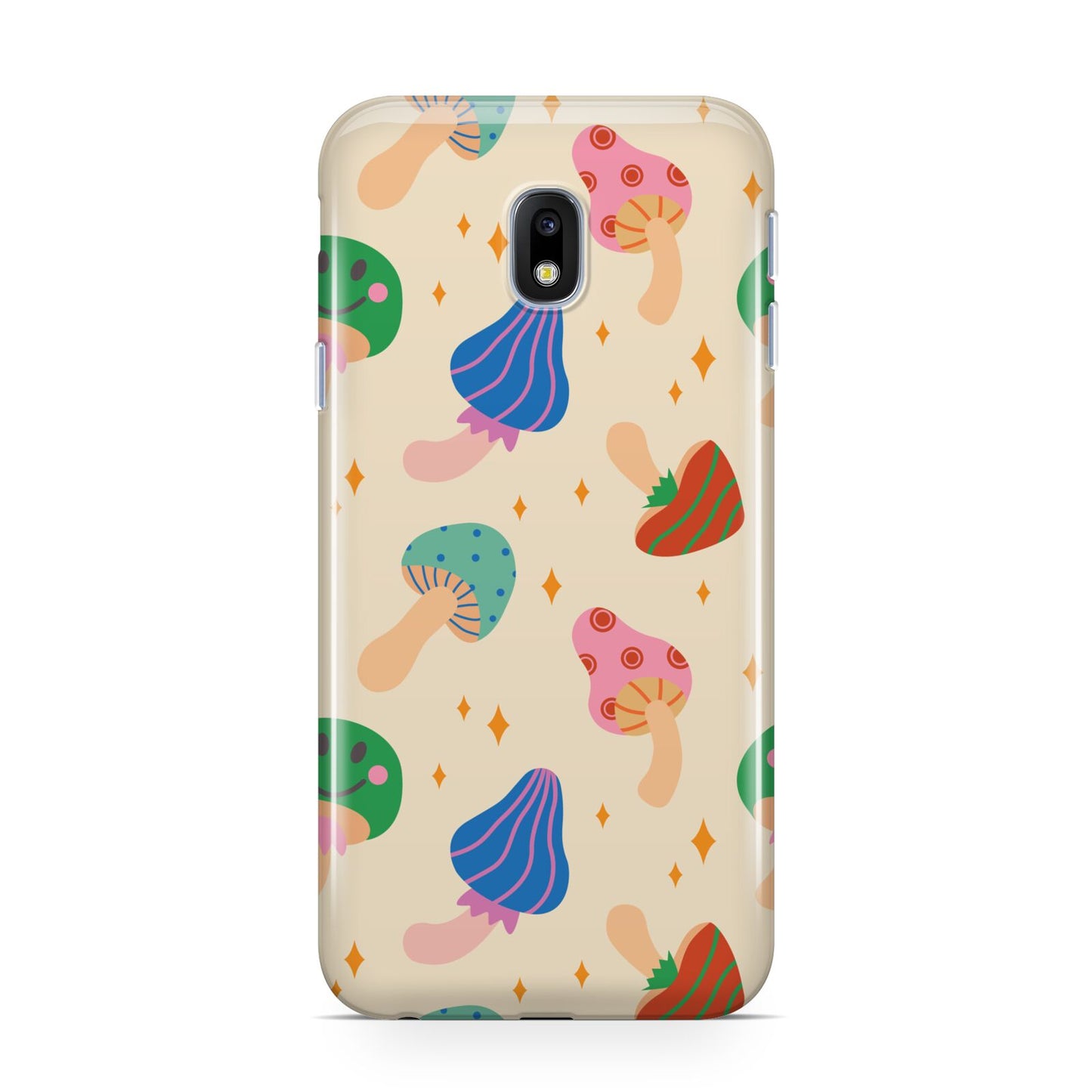 Retro Psychedelic Mushrooms Samsung Galaxy J3 2017 Case