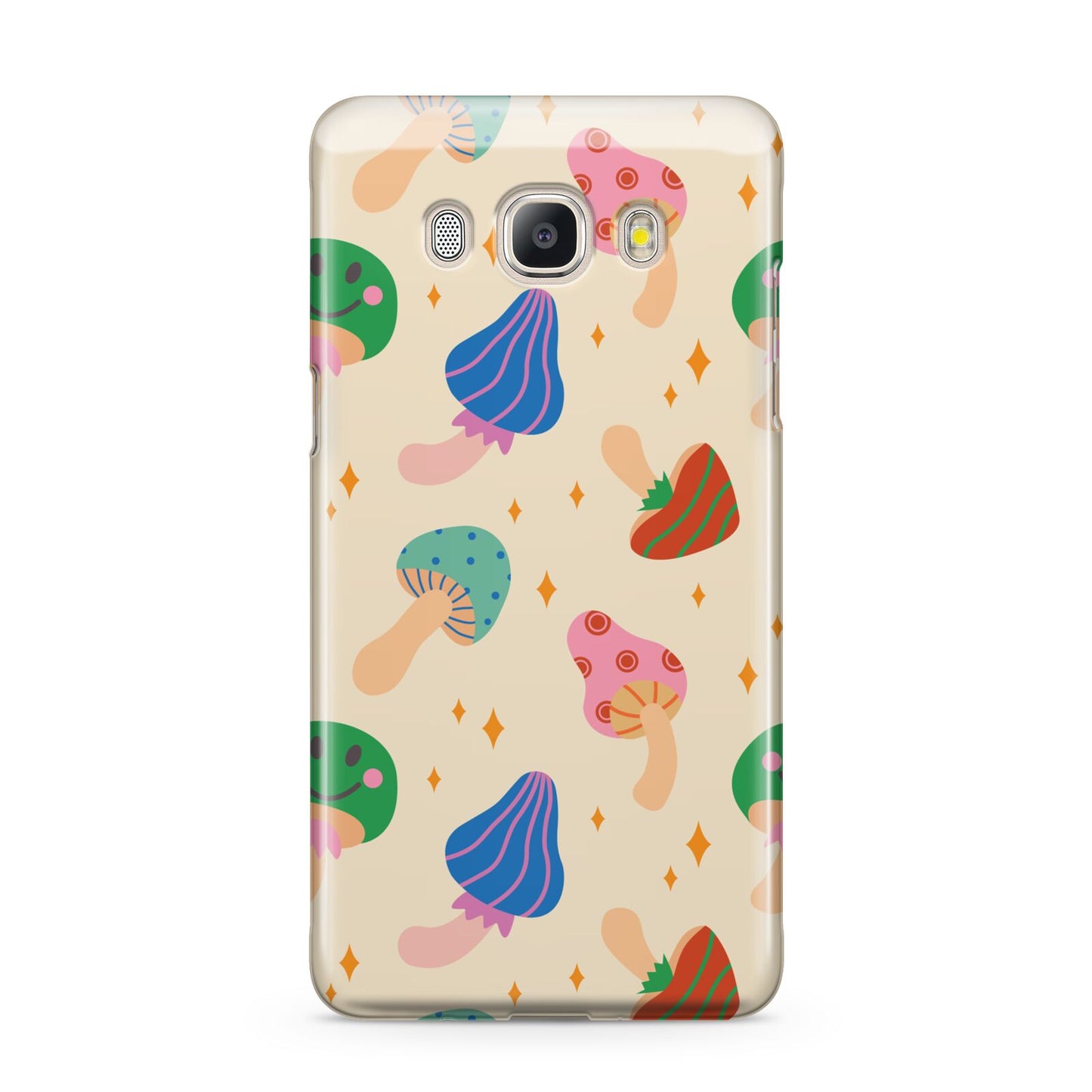 Retro Psychedelic Mushrooms Samsung Galaxy J5 2016 Case