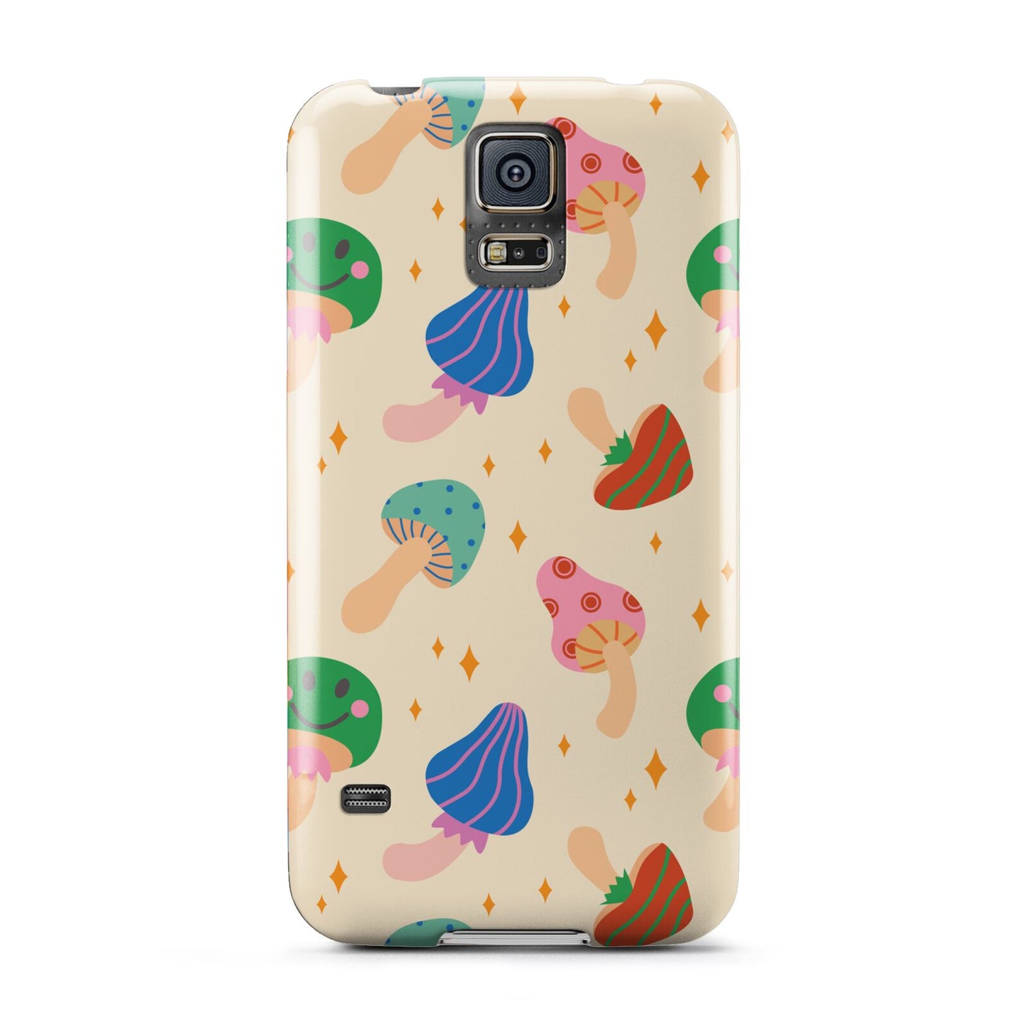 Retro Psychedelic Mushrooms Samsung Galaxy S5 Case