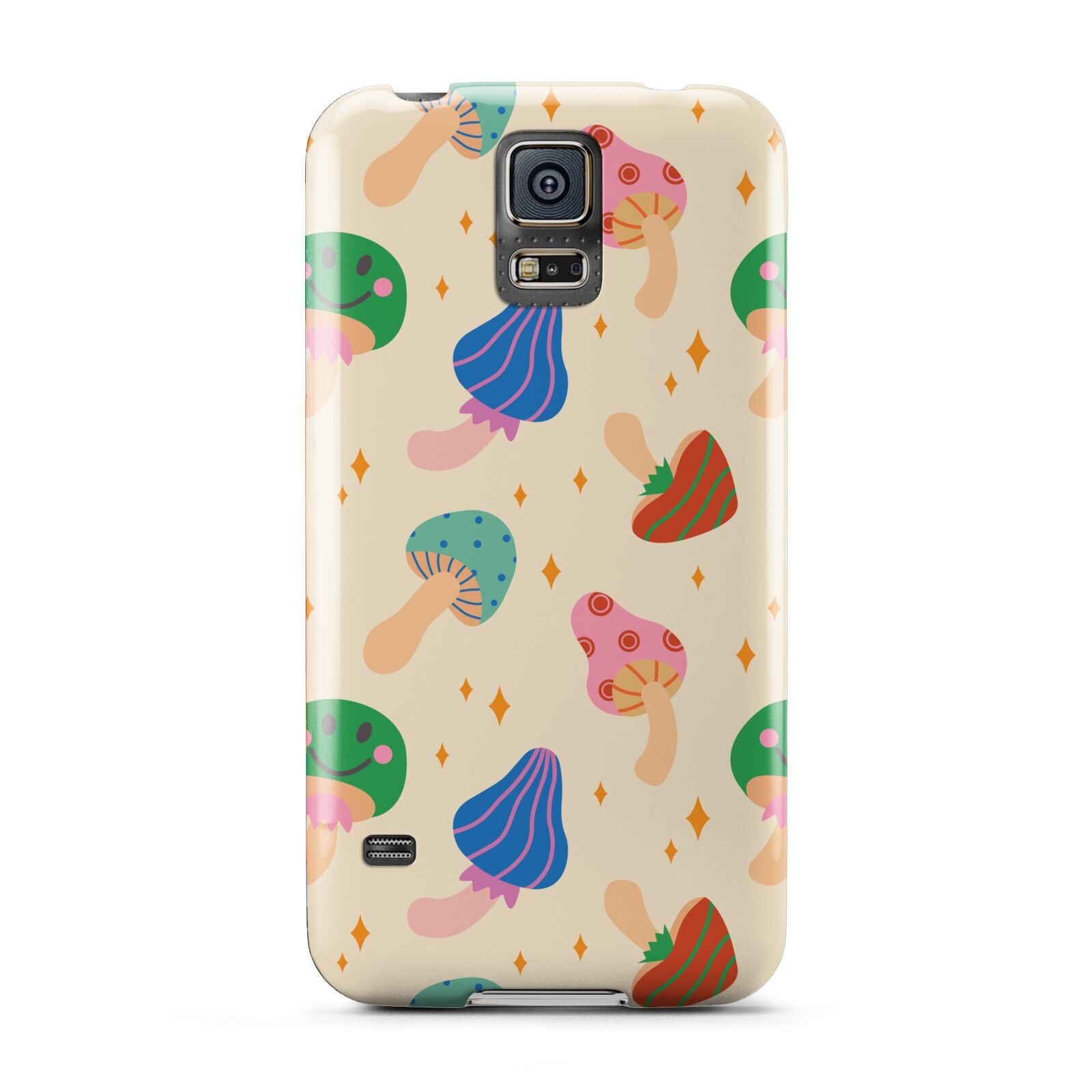 Retro Psychedelic Mushrooms Samsung Galaxy S5 Case