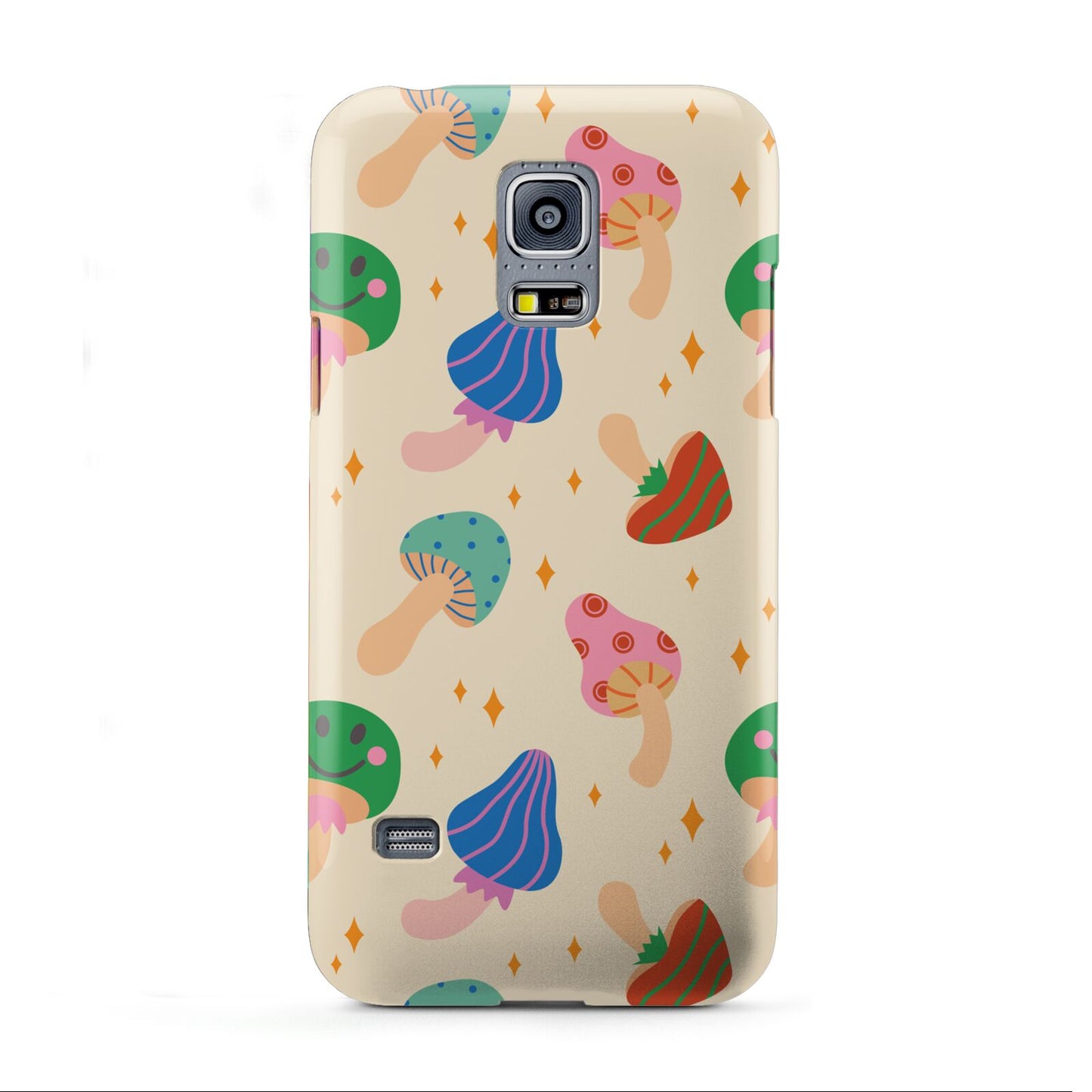 Retro Psychedelic Mushrooms Samsung Galaxy S5 Mini Case