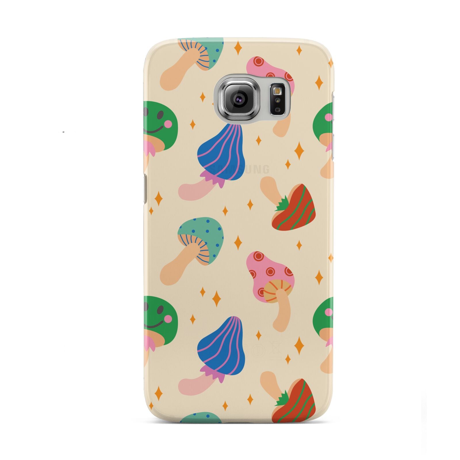 Retro Psychedelic Mushrooms Samsung Galaxy S6 Case