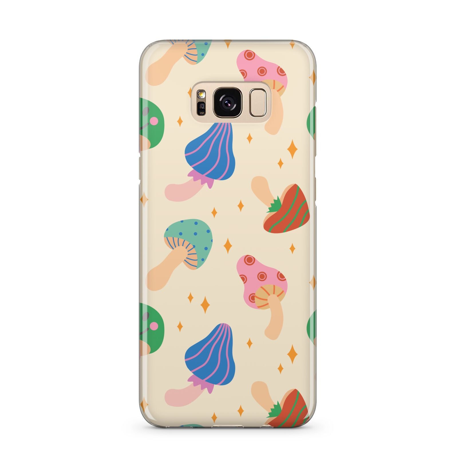 Retro Psychedelic Mushrooms Samsung Galaxy S8 Plus Case