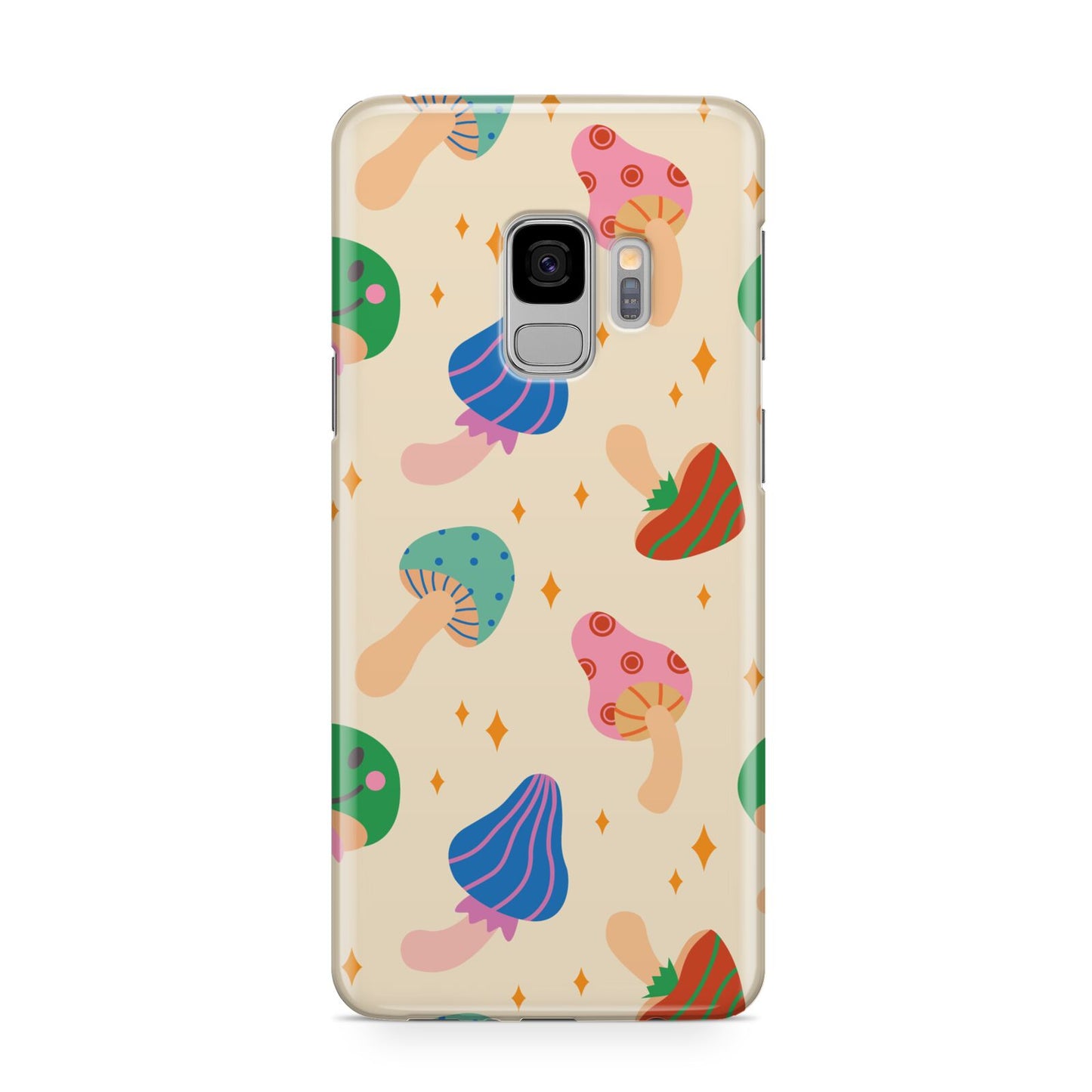 Retro Psychedelic Mushrooms Samsung Galaxy S9 Case