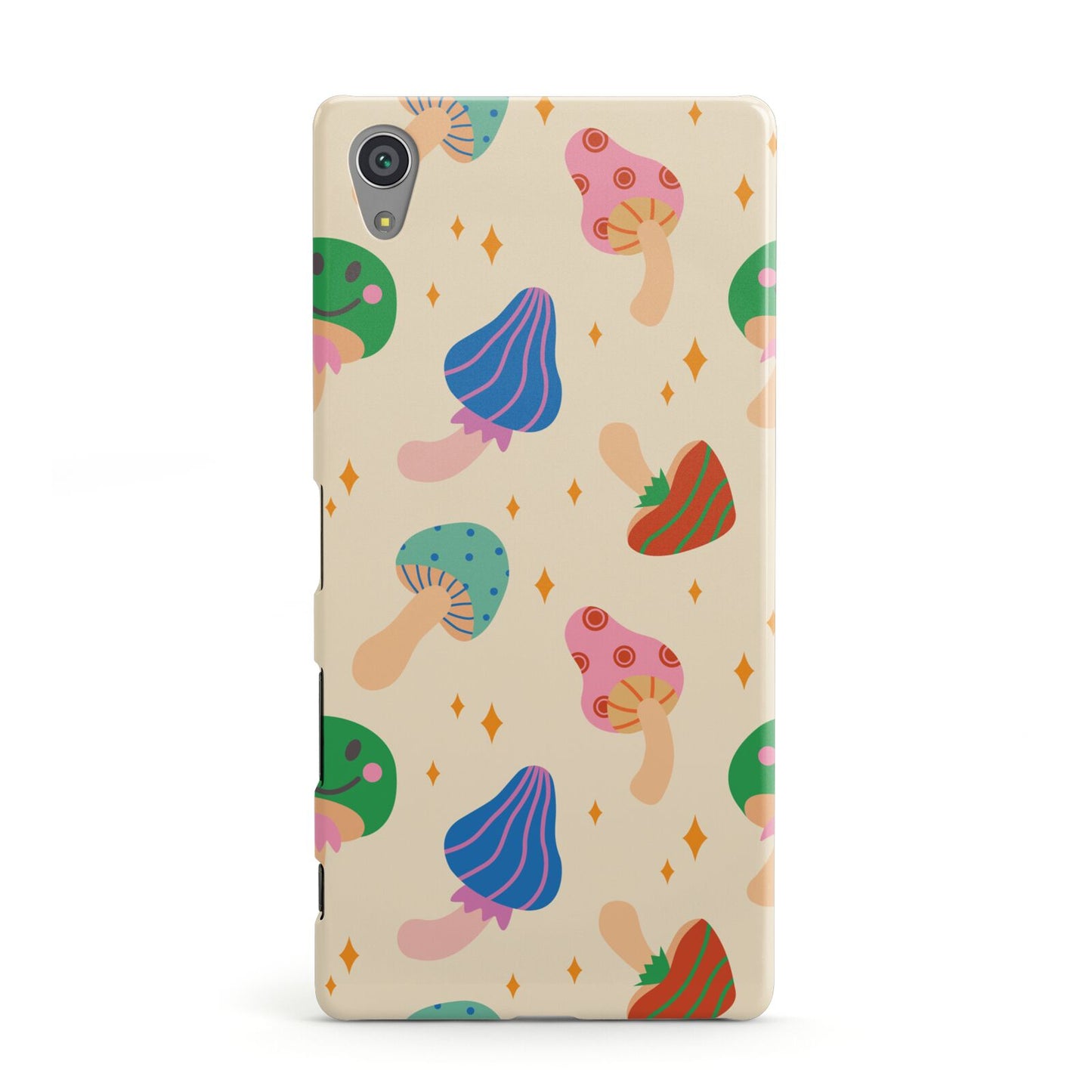 Retro Psychedelic Mushrooms Sony Xperia Case