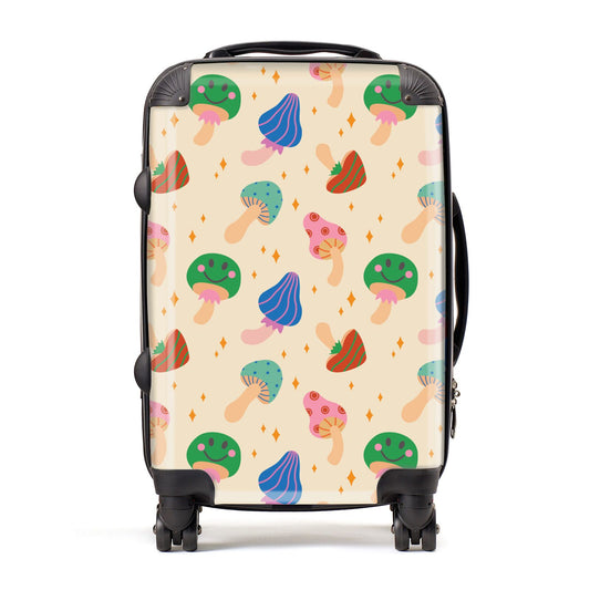 Retro Psychedelic Mushrooms Suitcase