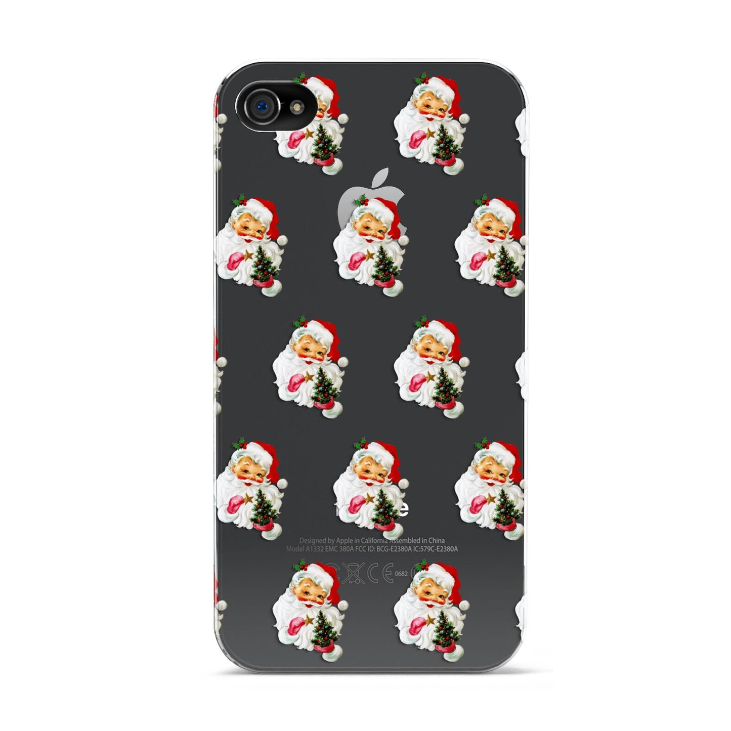 Retro Santa Face Apple iPhone 4s Case