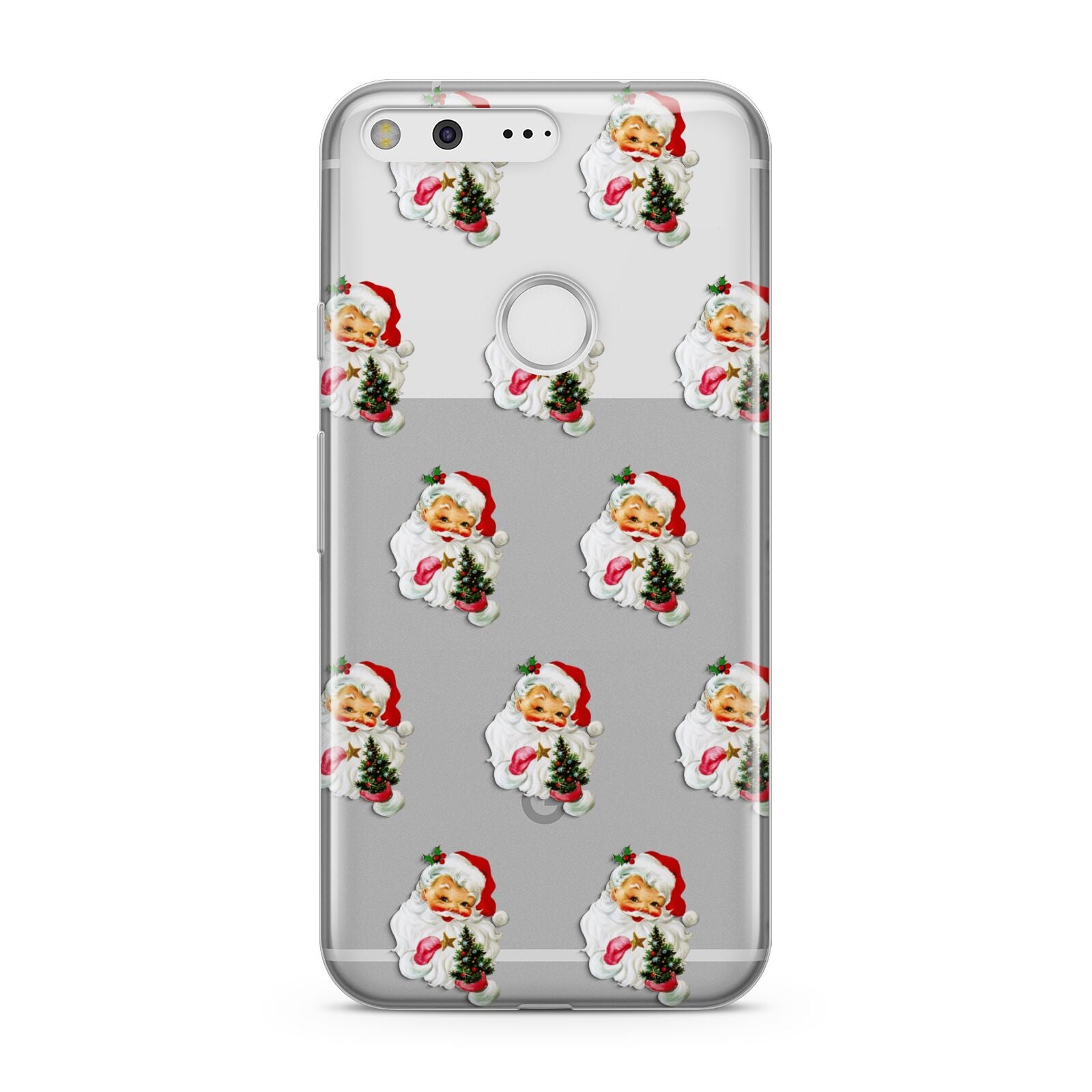 Retro Santa Face Google Pixel Case