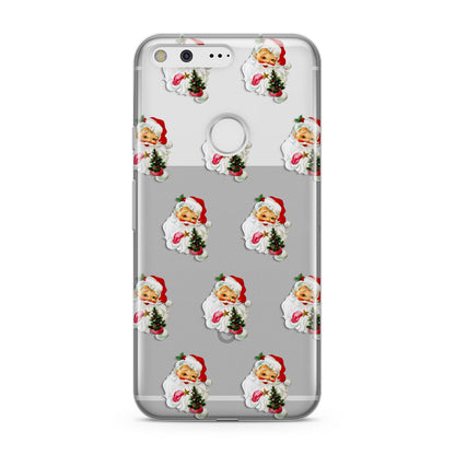 Retro Santa Face Google Pixel Case