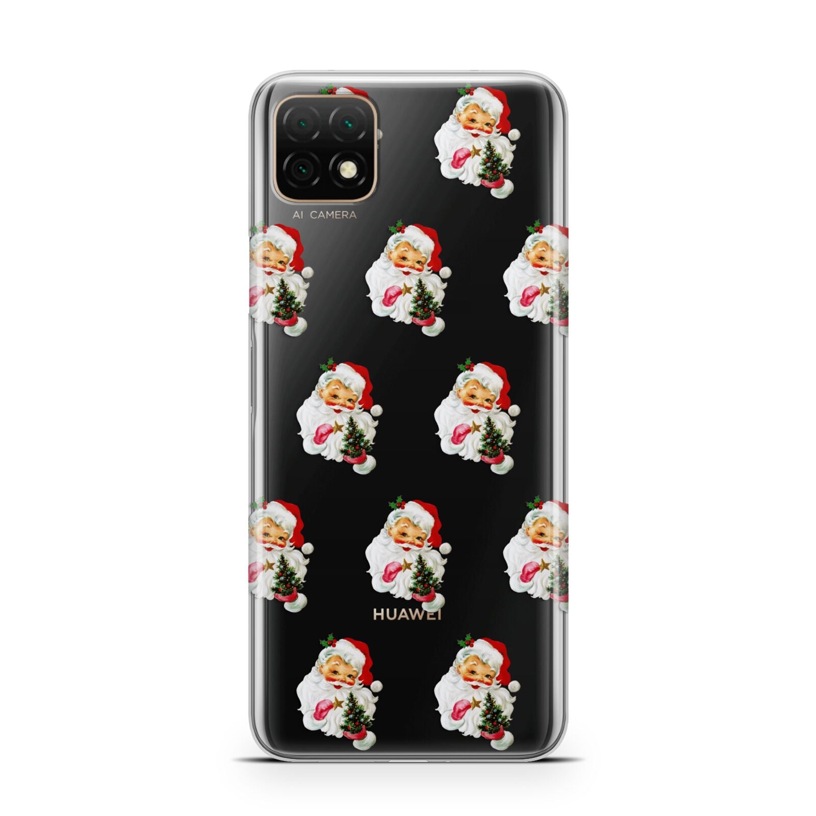 Retro Santa Face Huawei Enjoy 20 Phone Case