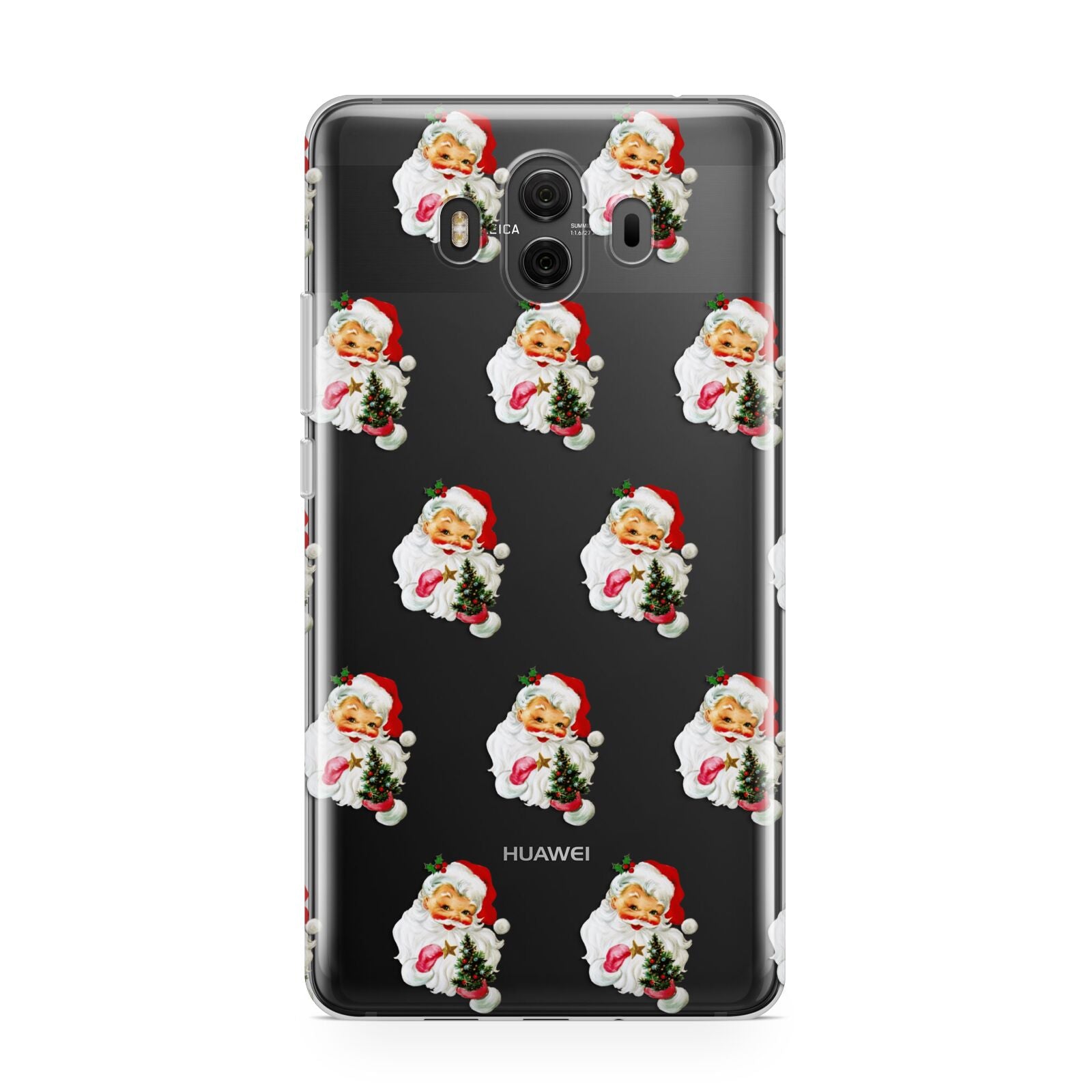 Retro Santa Face Huawei Mate 10 Protective Phone Case