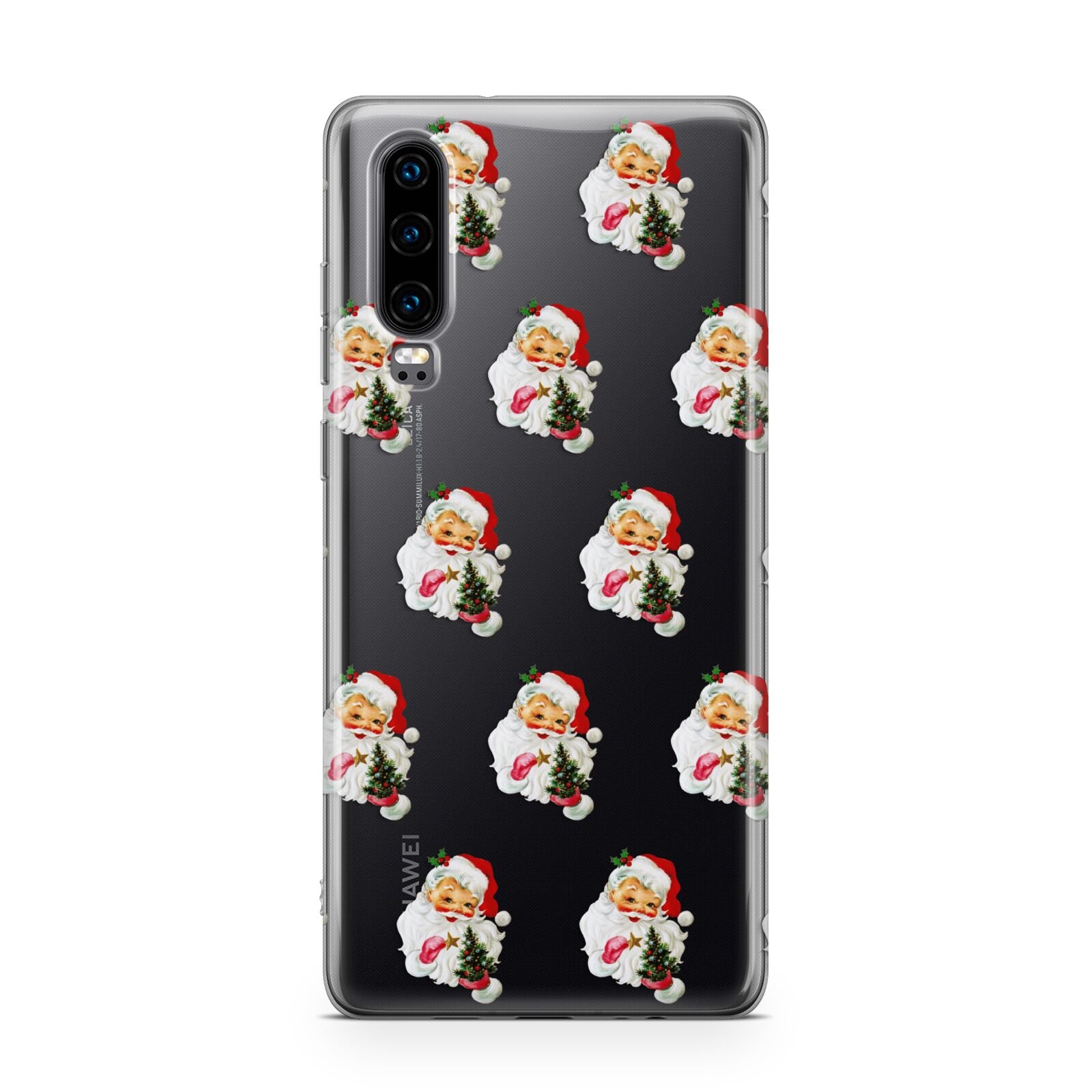 Retro Santa Face Huawei P30 Phone Case