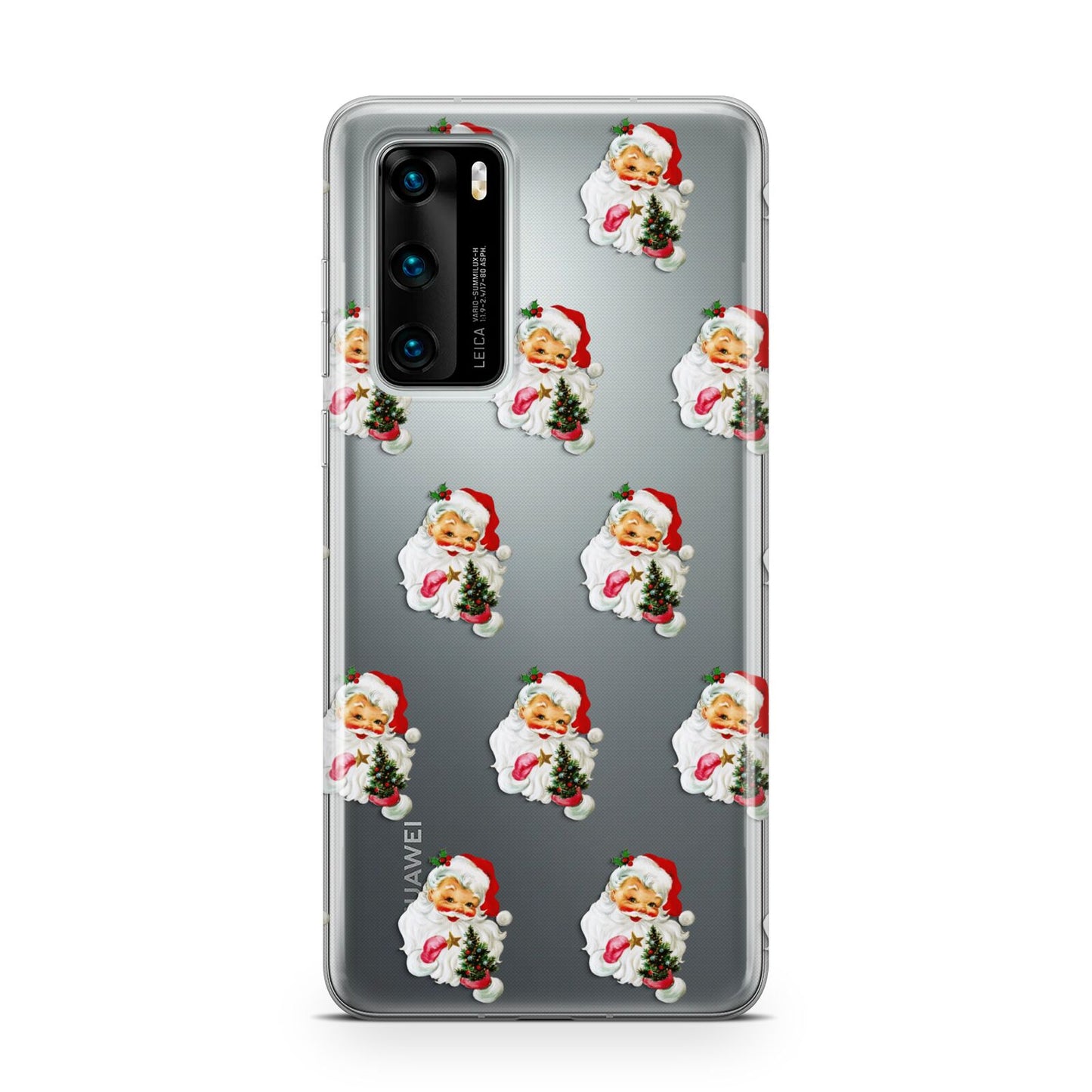 Retro Santa Face Huawei P40 Phone Case