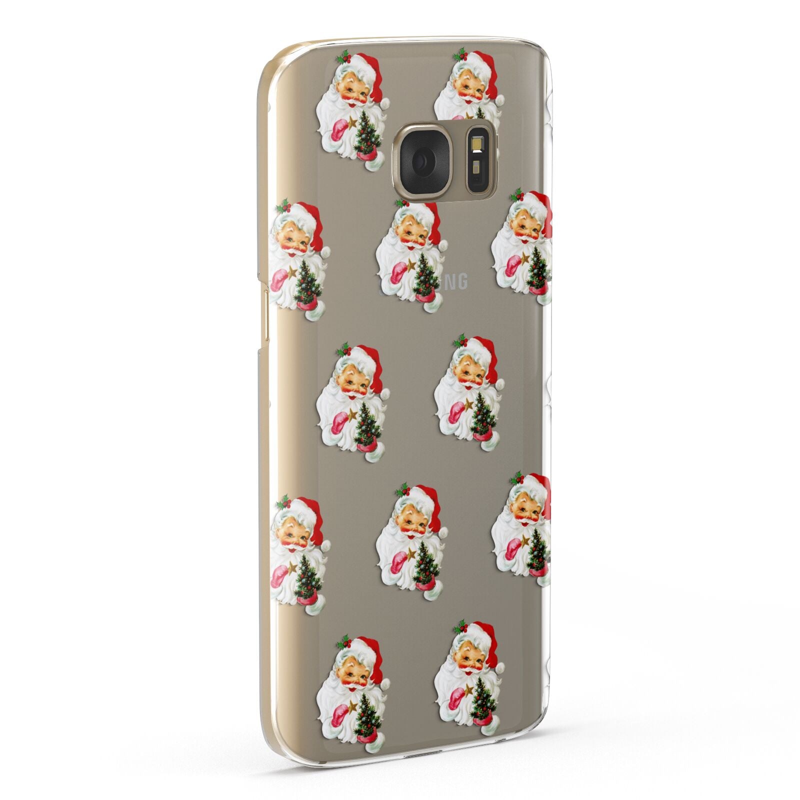 Retro Santa Face Samsung Galaxy Case Fourty Five Degrees