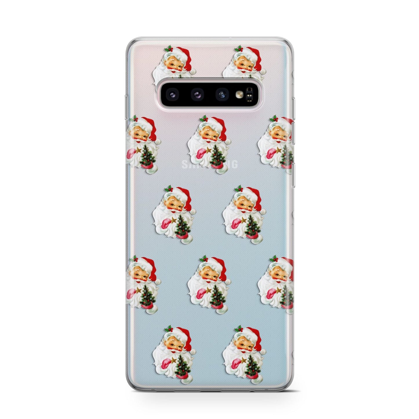 Retro Santa Face Samsung Galaxy S10 Case