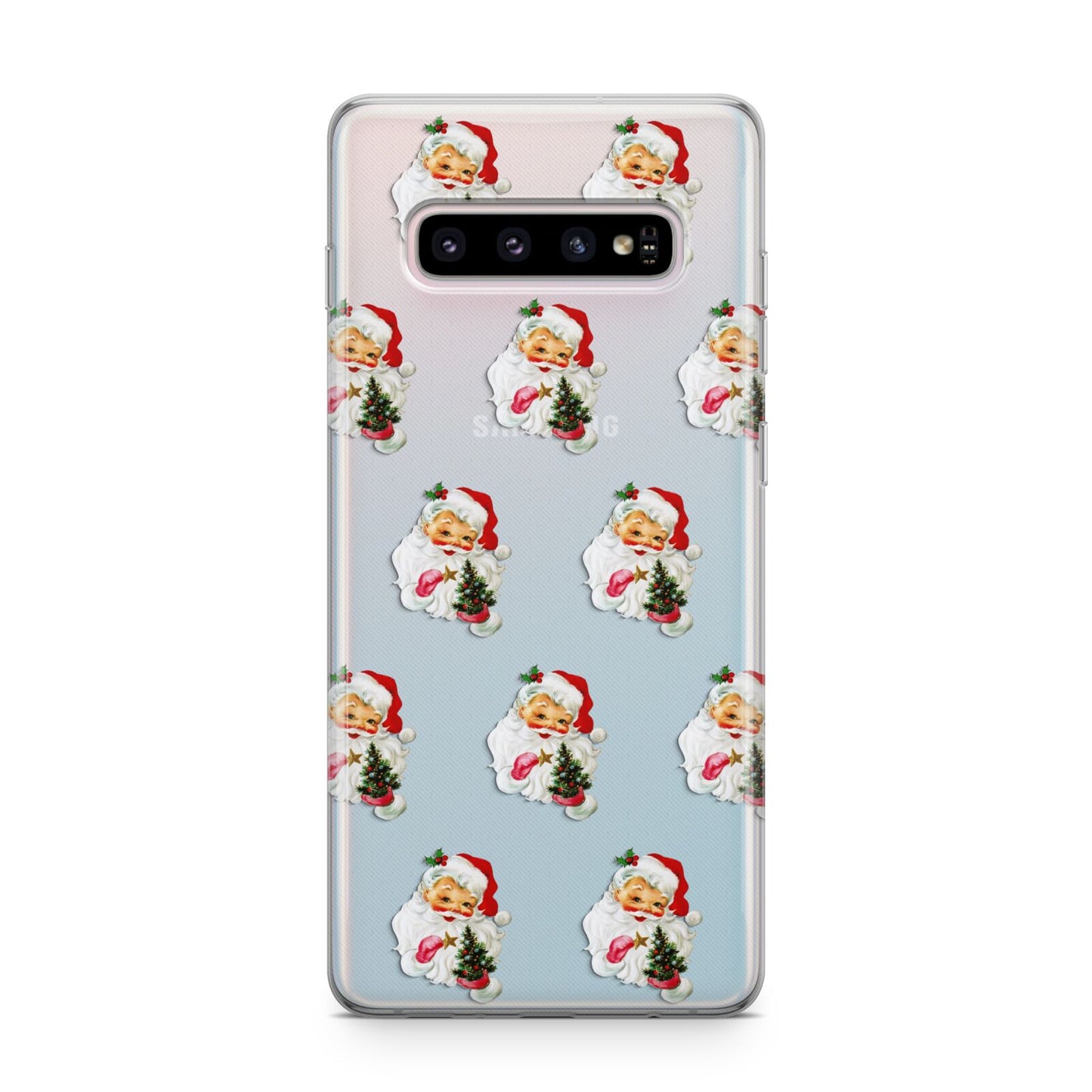 Retro Santa Face Samsung Galaxy S10 Plus Case
