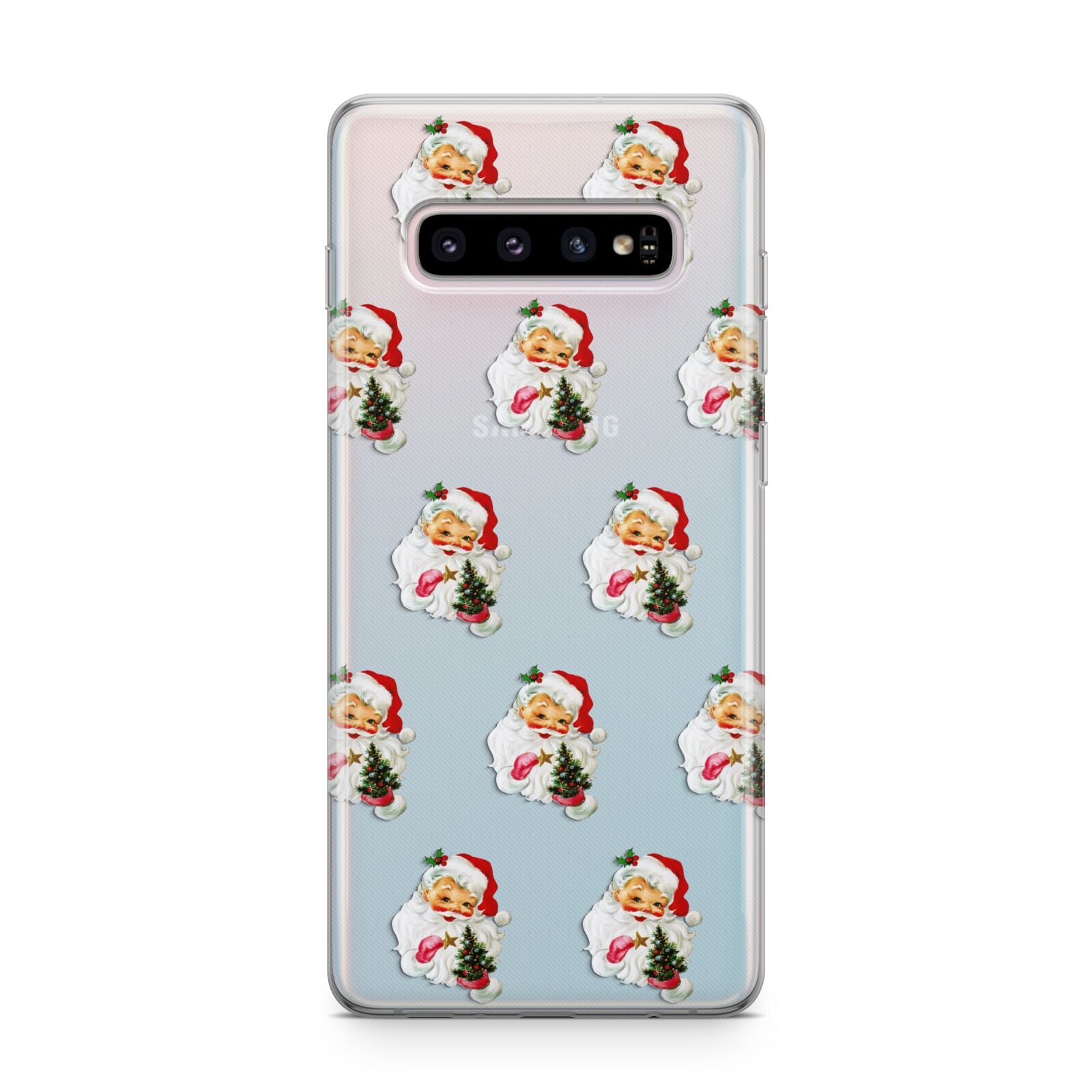 Retro Santa Face Samsung Galaxy S10 Plus Case