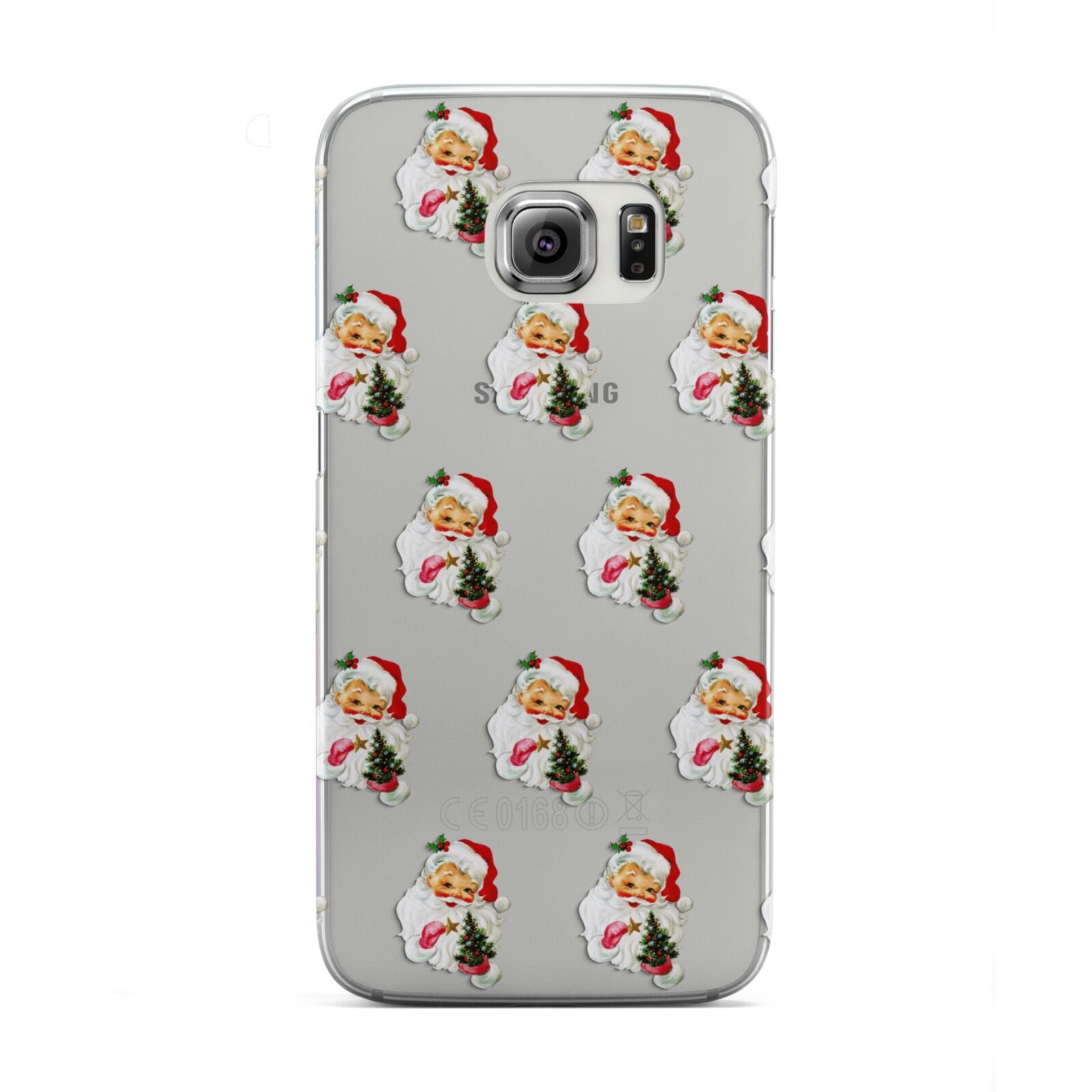 Retro Santa Face Samsung Galaxy S6 Edge Case