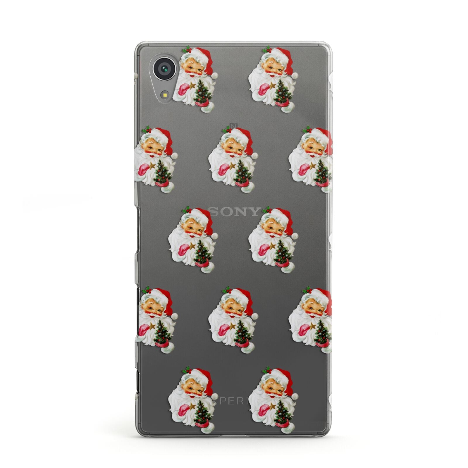 Retro Santa Face Sony Xperia Case