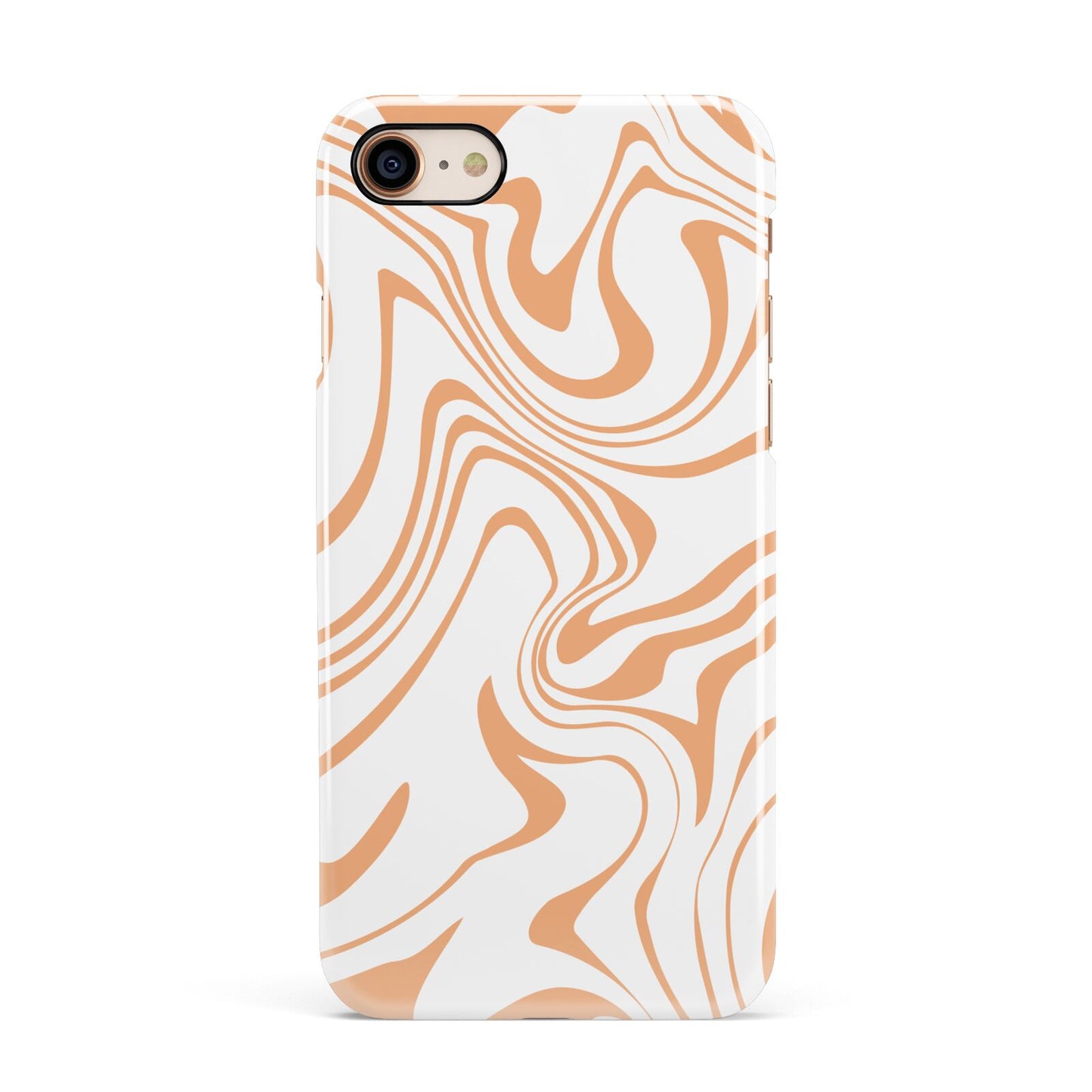 Retro Swirl Apple iPhone 7 8 3D Snap Case