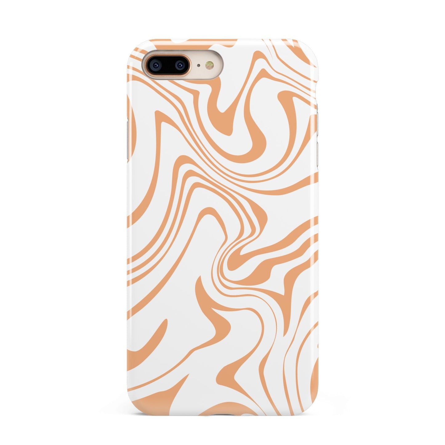 Retro Swirl Apple iPhone 7 8 Plus 3D Tough Case