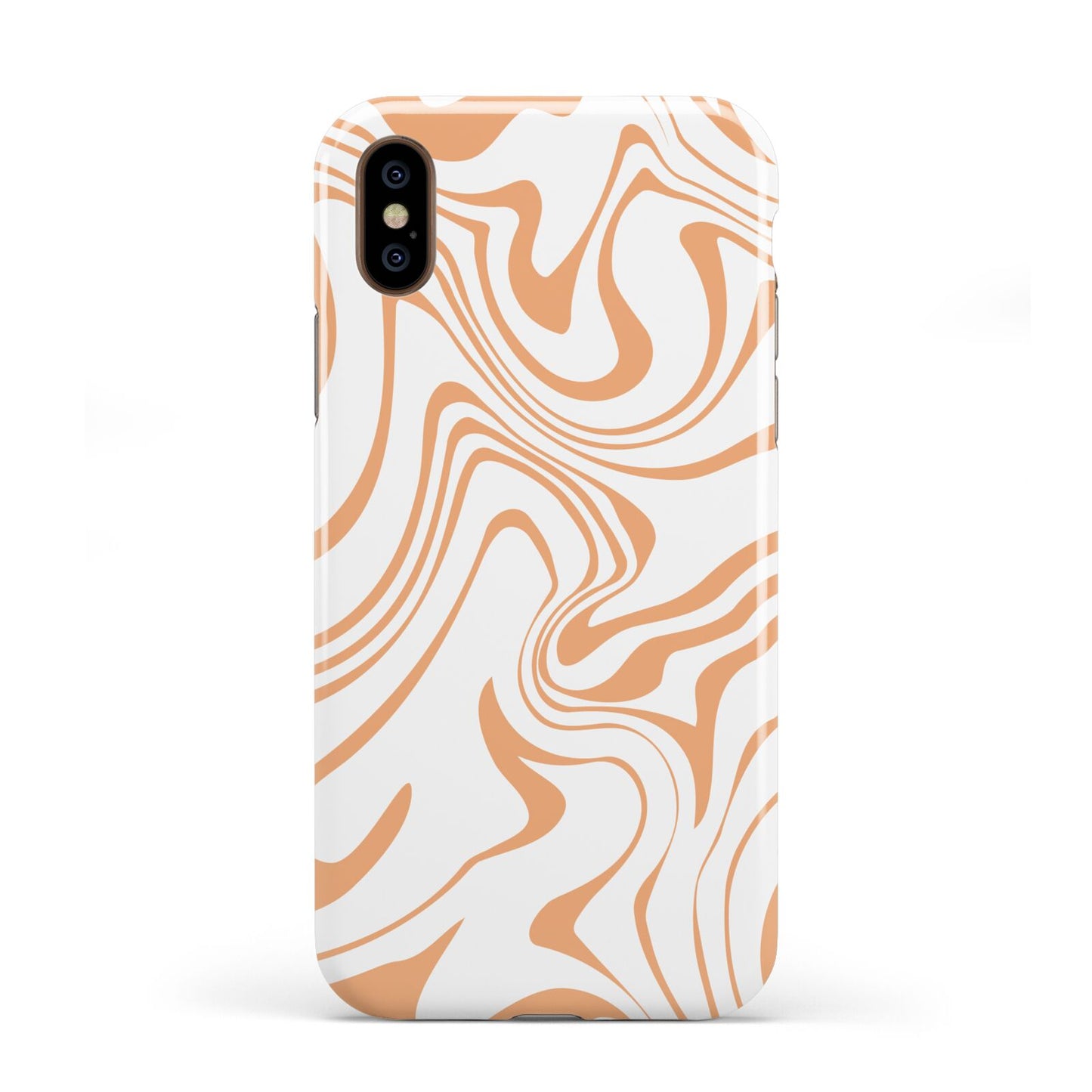 Retro Swirl Apple iPhone XS 3D Tough