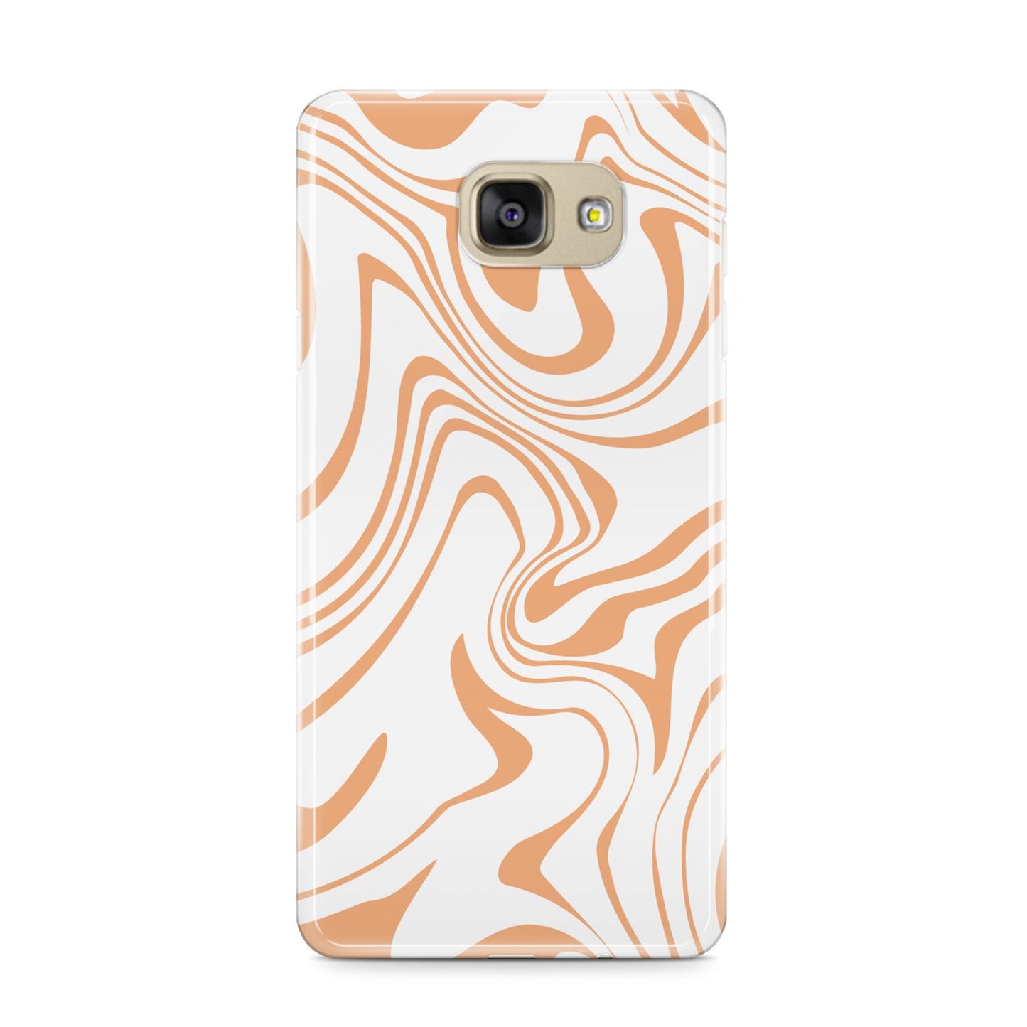 Retro Swirl Samsung Galaxy A9 2016 Case on gold phone