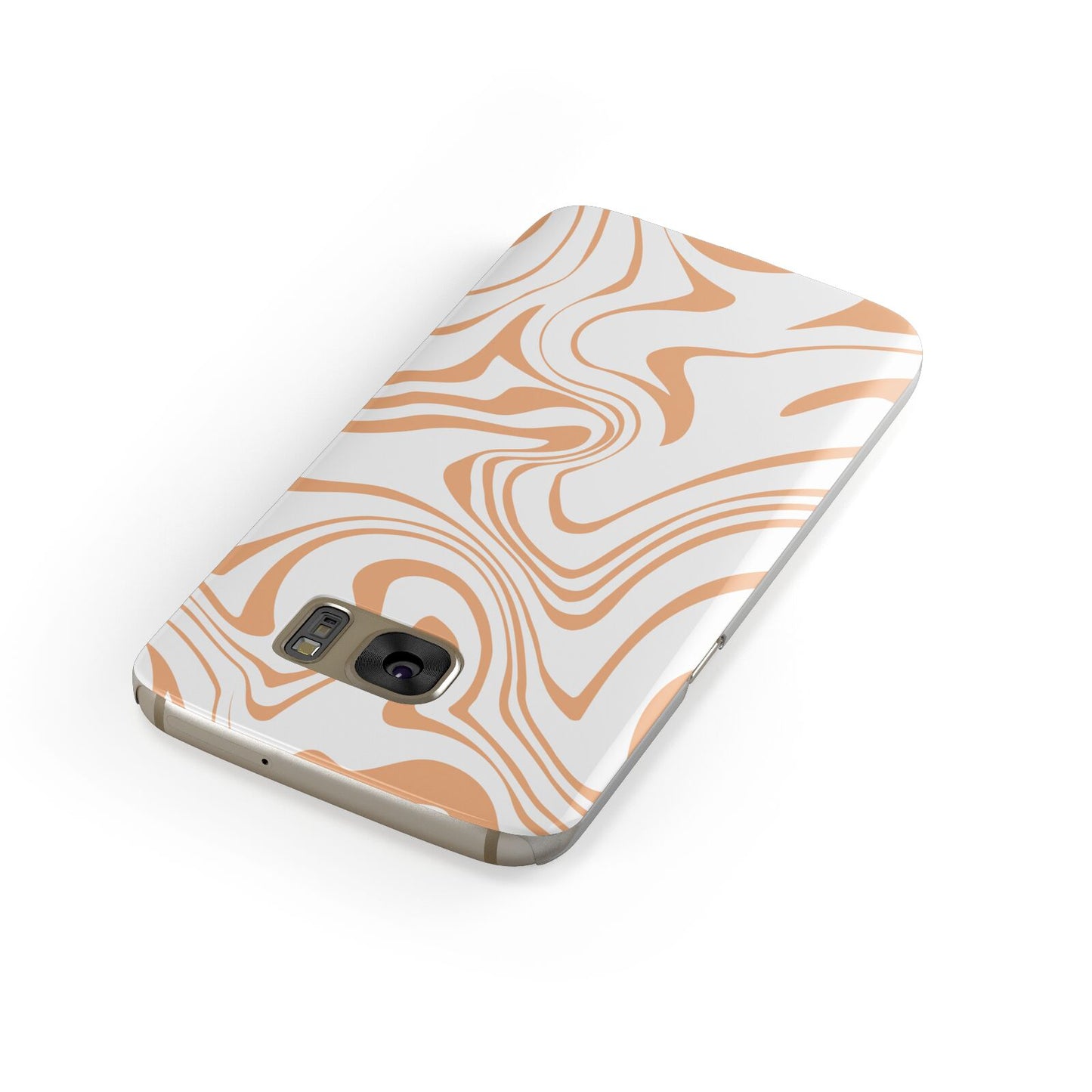 Retro Swirl Samsung Galaxy Case Front Close Up