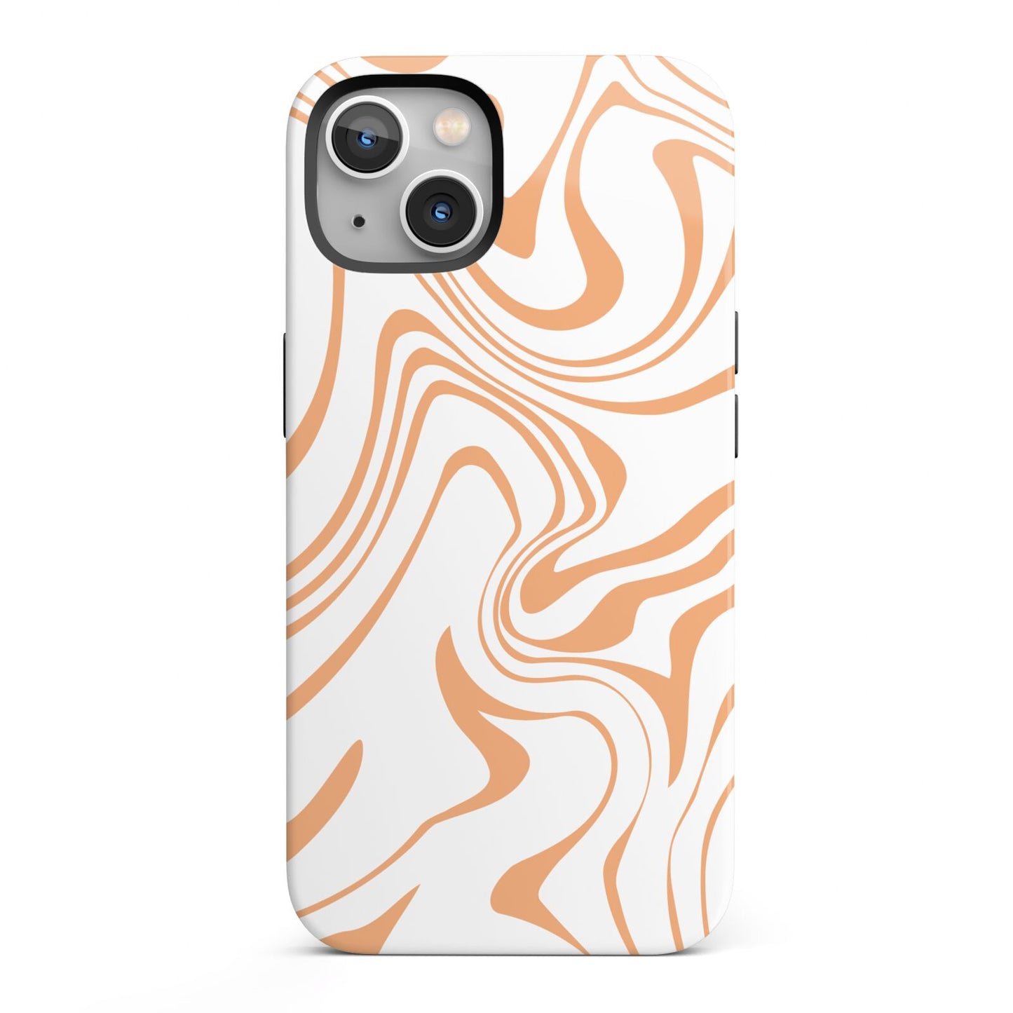 Retro Swirl iPhone 13 Full Wrap 3D Tough Case